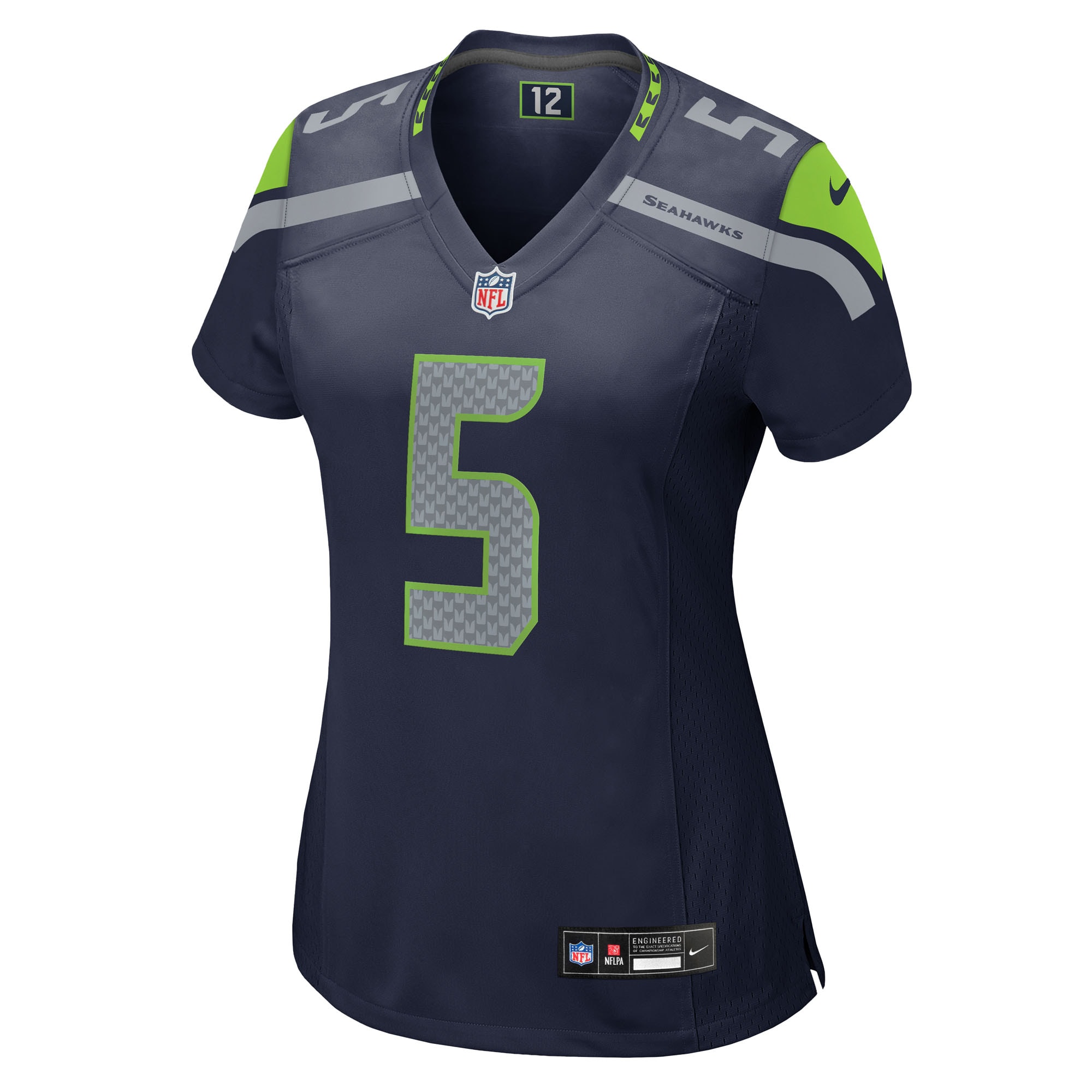 Alternative view of Jason Myers Seattle Seahawks Game Jersey - Women's
