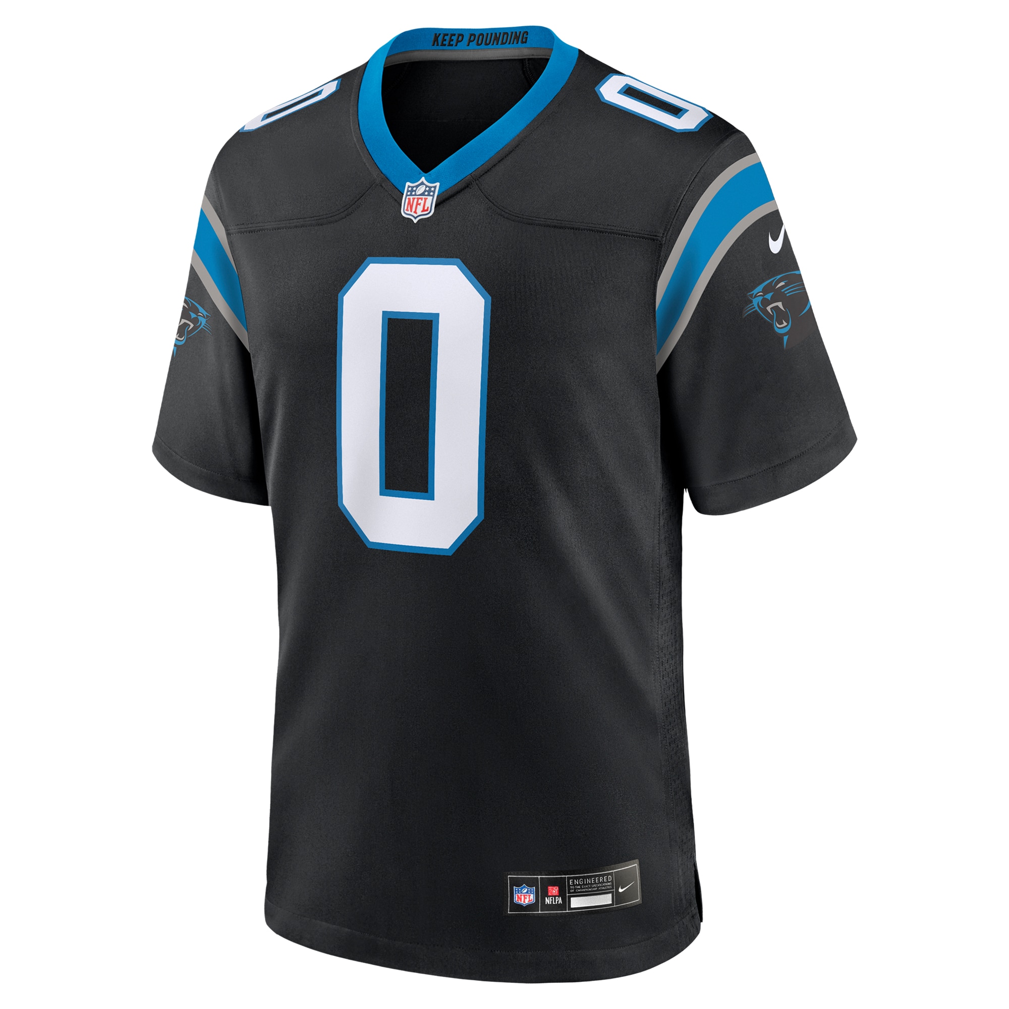 Alternative view of Ja'Tavion Sanders Carolina Panthers Game Jersey - Men's