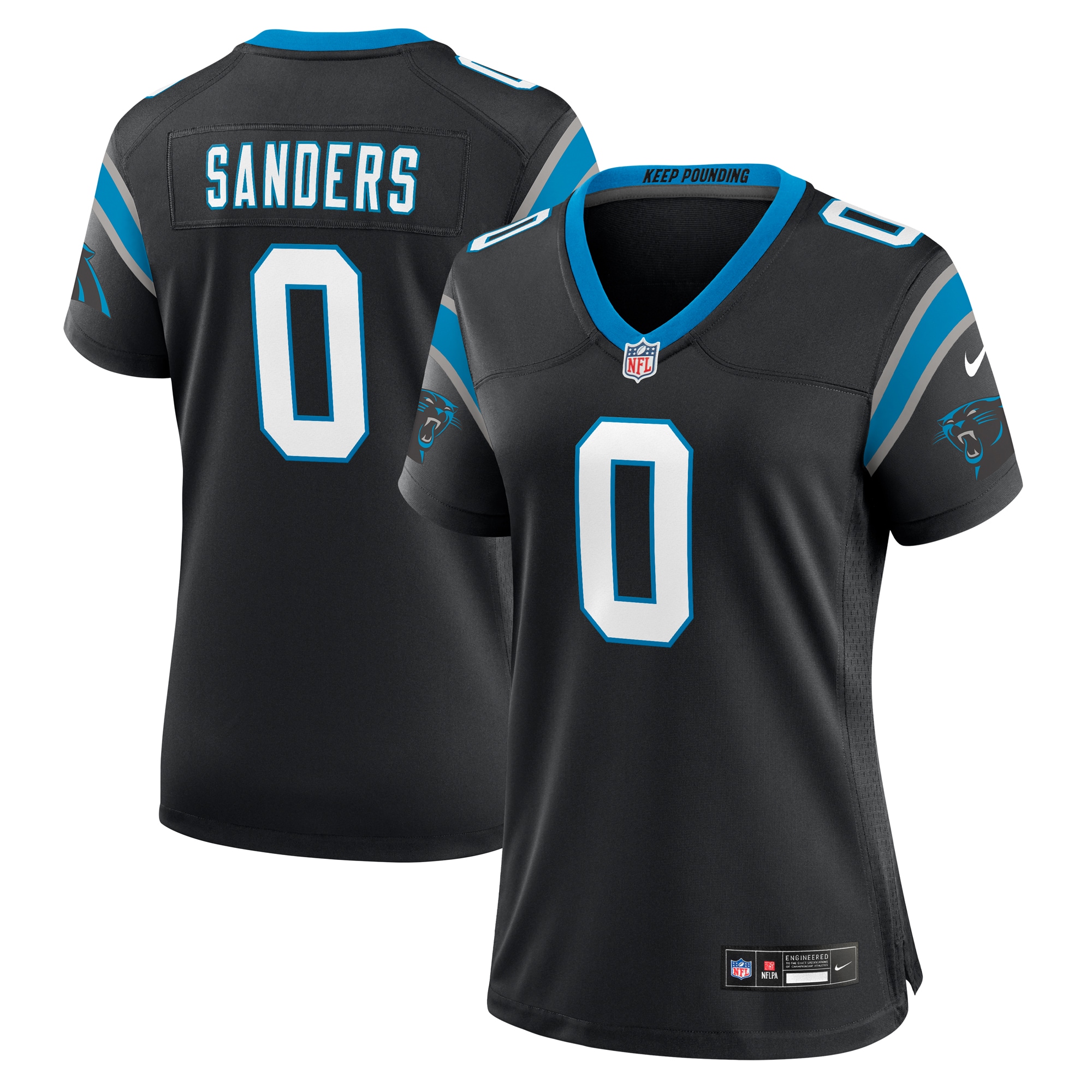 Ja'Tavion Sanders Carolina Panthers Game Jersey - Women's