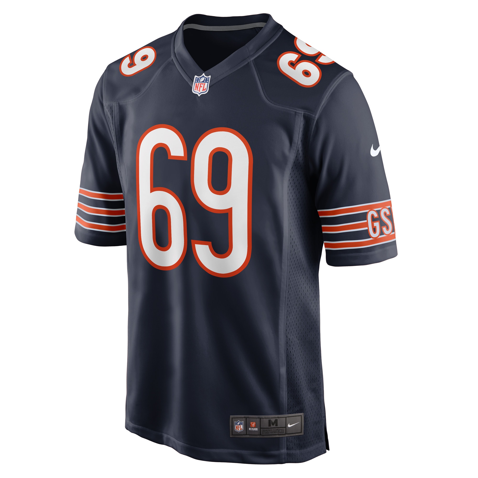 Alternative view of Ja'Tyre Carter Chicago Bears Game Jersey - Men's