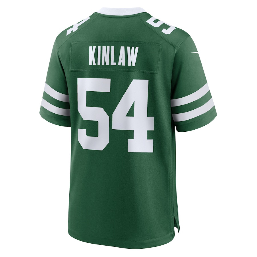 Javon Kinlaw #54 New York Jets Game Jersey - Men's | Legacy Green - Image 3