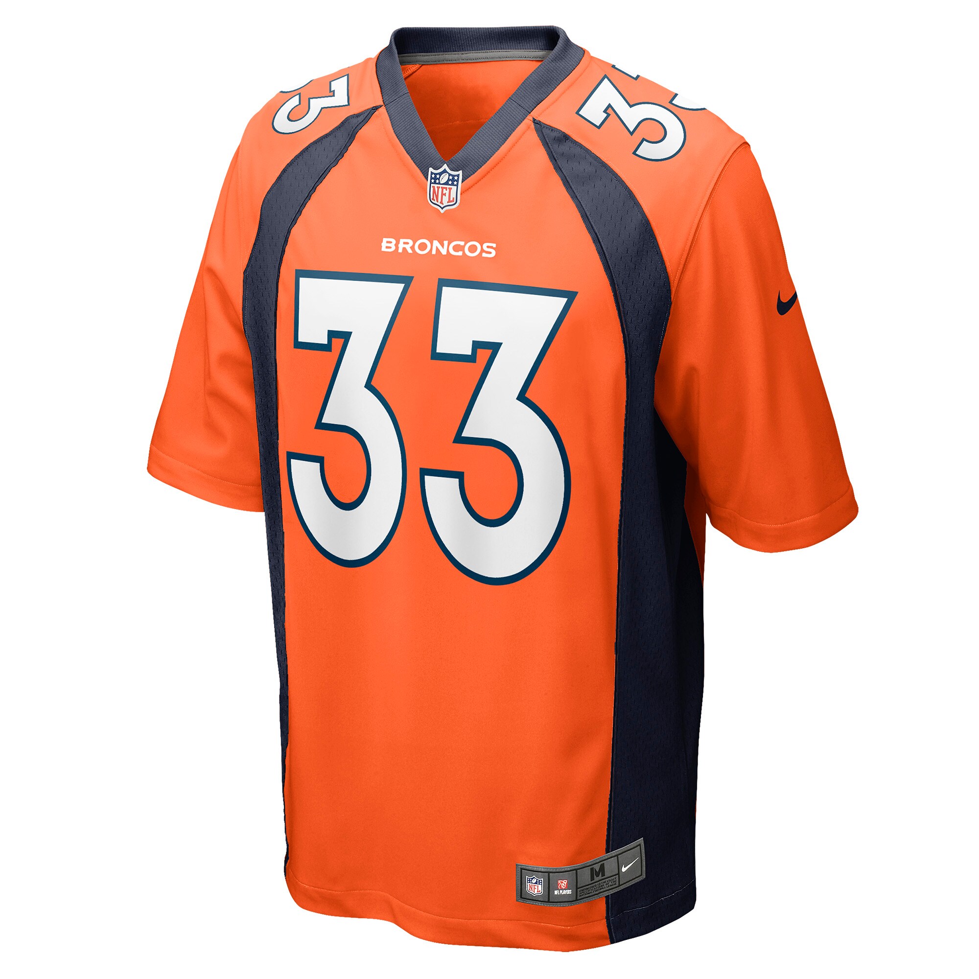 Alternative view of Javonte Williams Denver Broncos Game Jersey - Men's