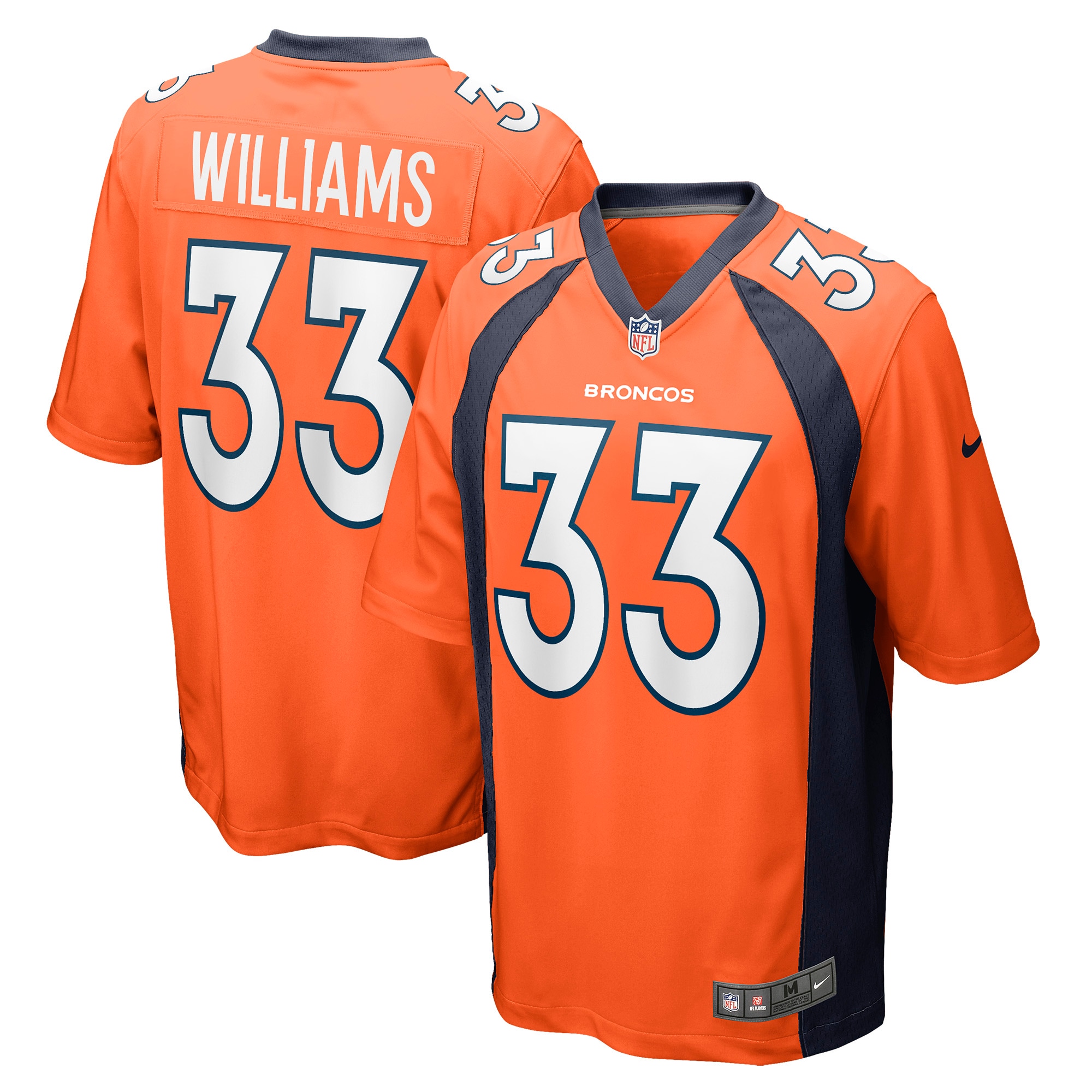 Javonte Williams Denver Broncos Game Jersey - Men's