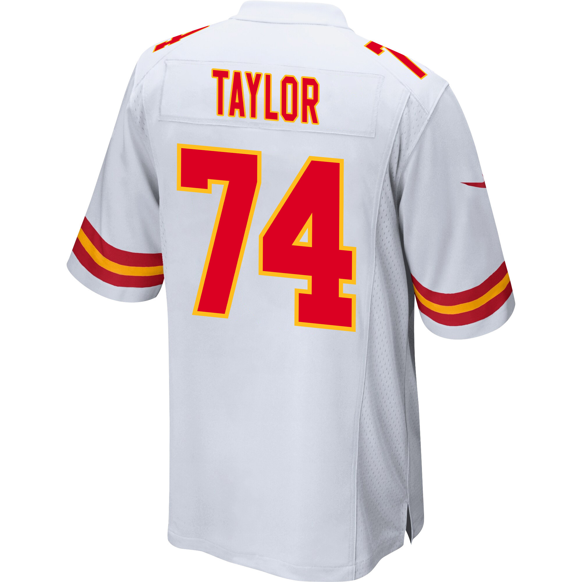 Jawaan Taylor #74 Kansas City Chiefs Super Bowl LVIII Patch Game Jersey - Men's | White - Image 3
