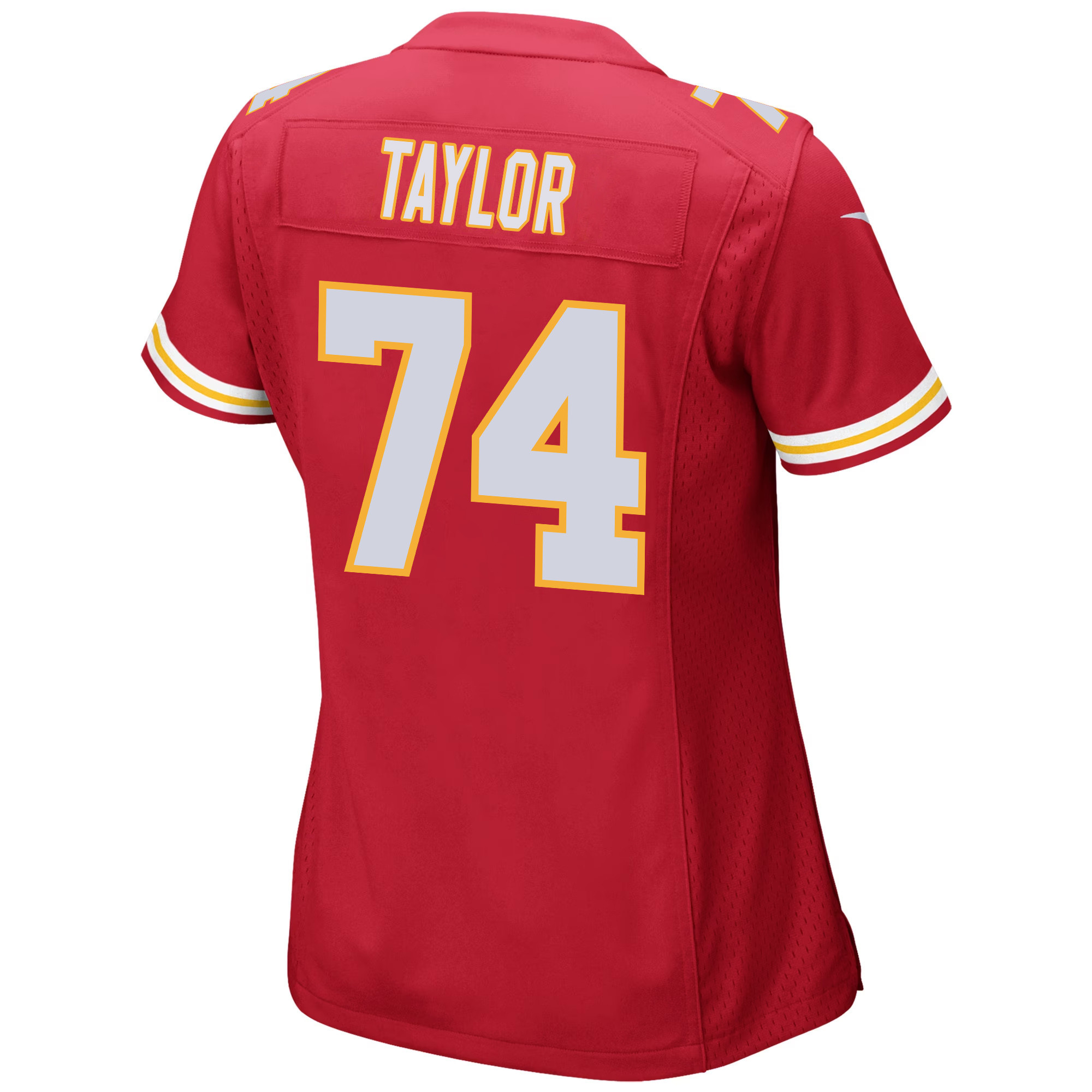 Jawaan Taylor #74 Kansas City Chiefs Super Bowl LVIII Patch Game Jersey - Women's | Red - Image 3