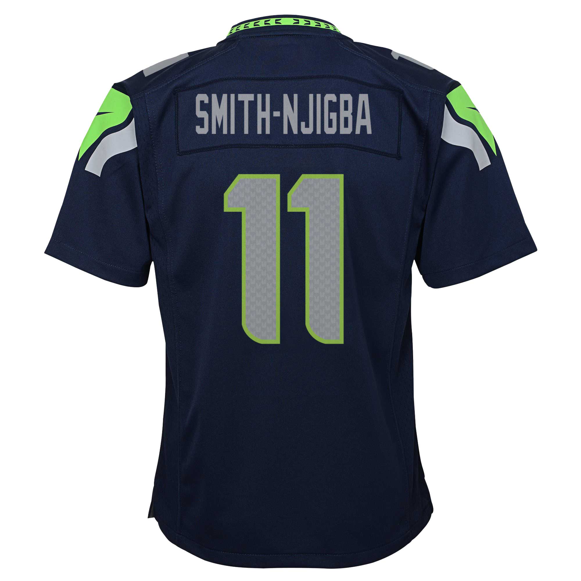 Jaxon Smith-Njigba Seattle Seahawks Game Jersey - Youth | Njigba Navy Game Jersey - Image 3