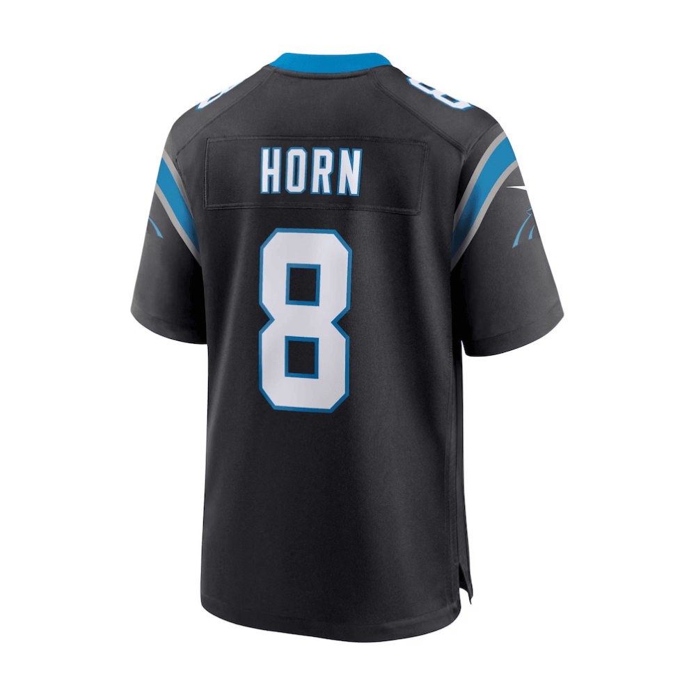 Jaycee Horn #8 Carolina Panthers Game Jersey - Men's | Black - Image 3