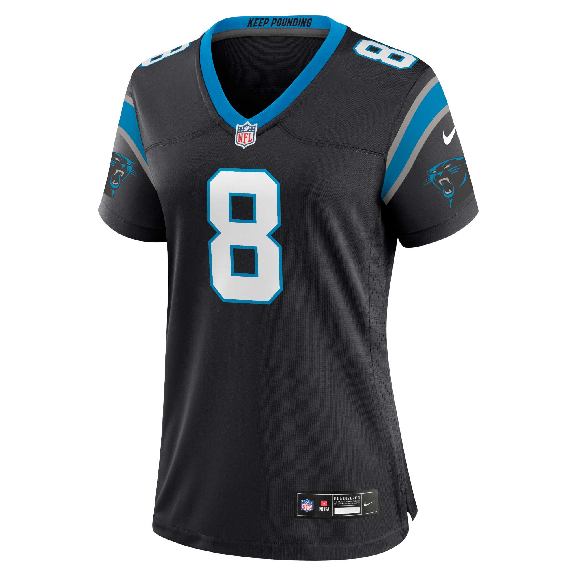 Alternative view of Jaycee Horn Carolina Panthers Game Jersey - Women's