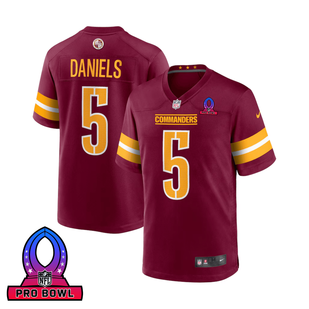 Jayden Daniels #5 Washington Commanders Game Jersey - Men's | Burgundy