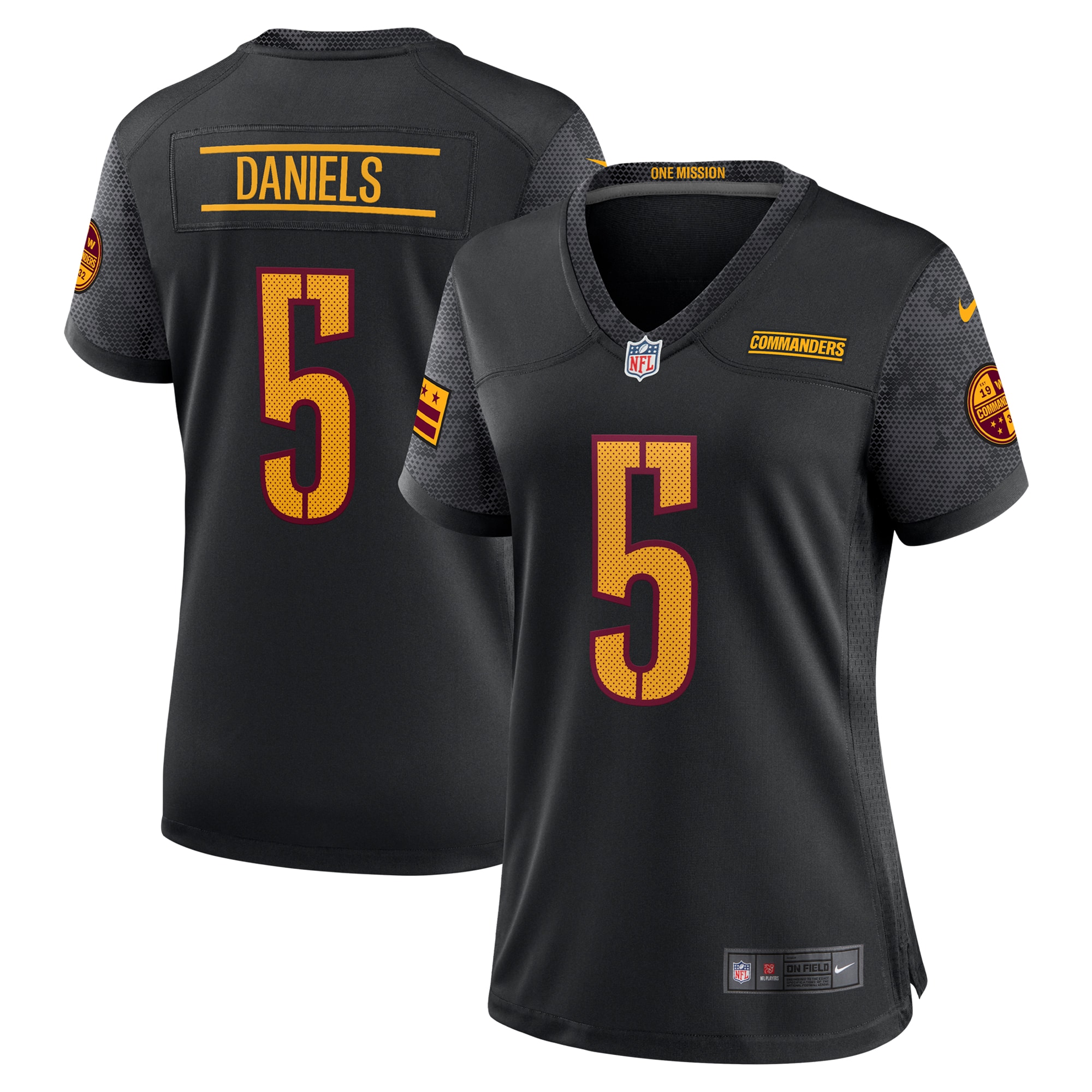 Jayden Daniels Washington Commanders Alternate Game Jersey - Women's