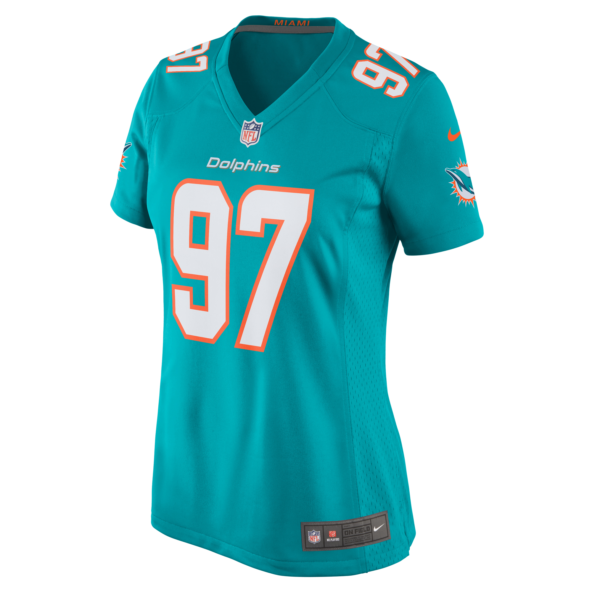 Alternative view of Jaylen Twyman Miami Dolphins Game Jersey - Women's