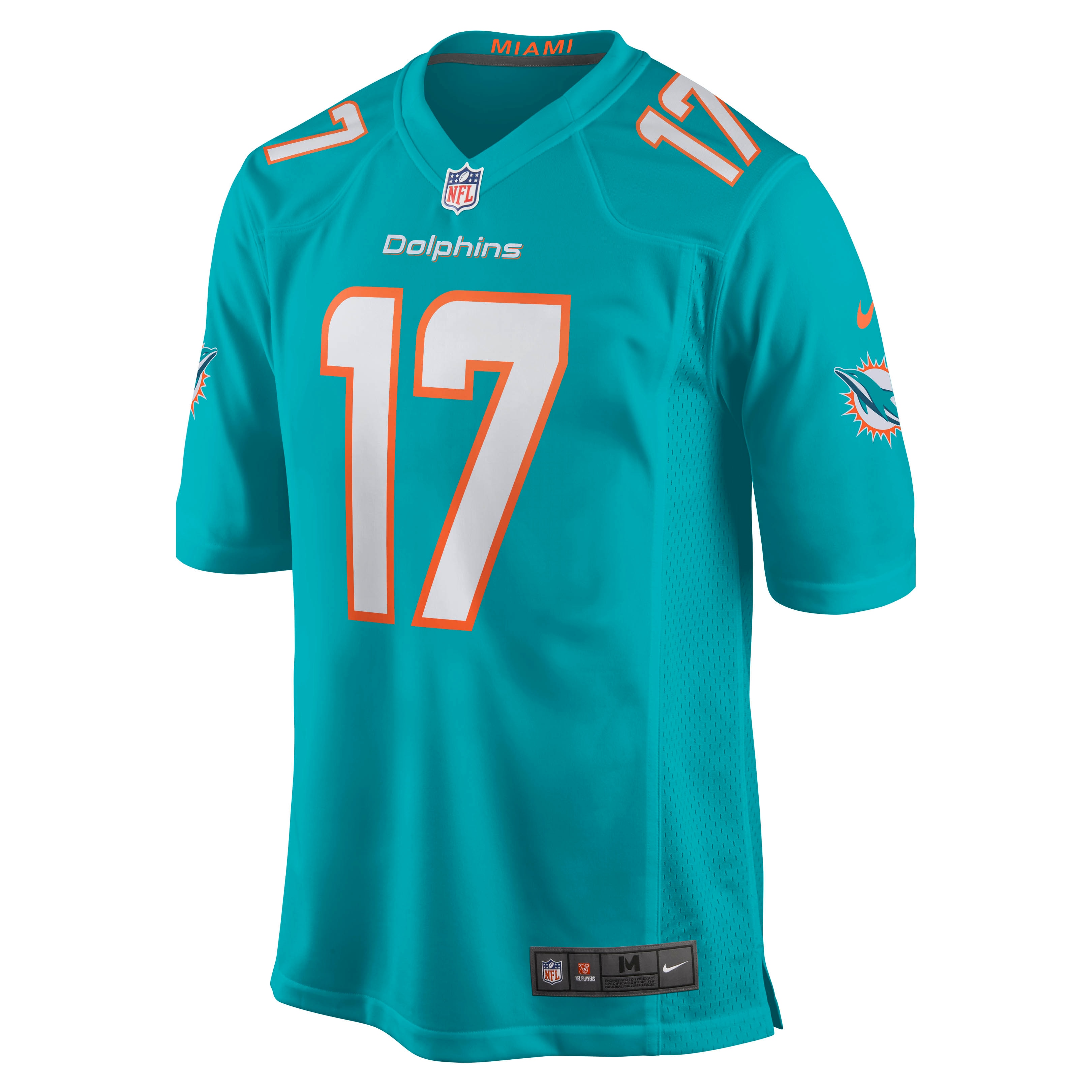 Alternative view of Jaylen Waddle Miami Dolphins Game Jersey - Men's