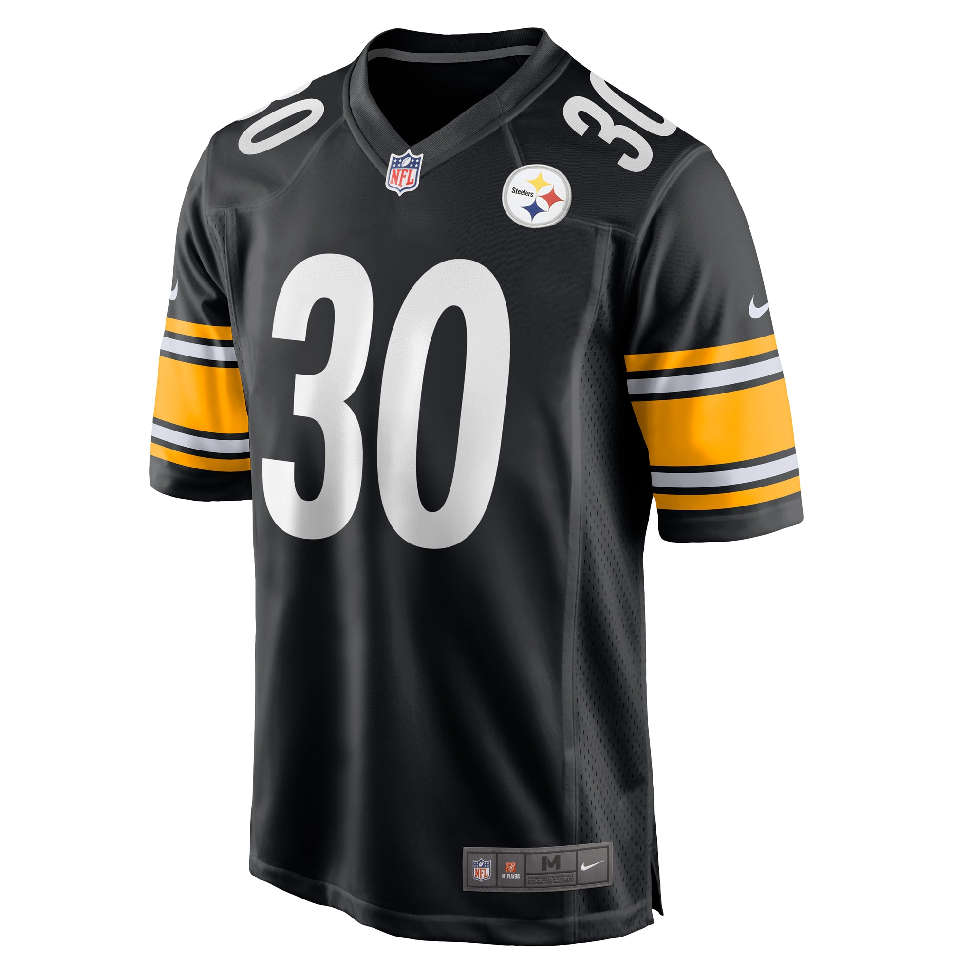 Alternative view of Jaylen Warren Pittsburgh Steelers Game Jersey - Men's