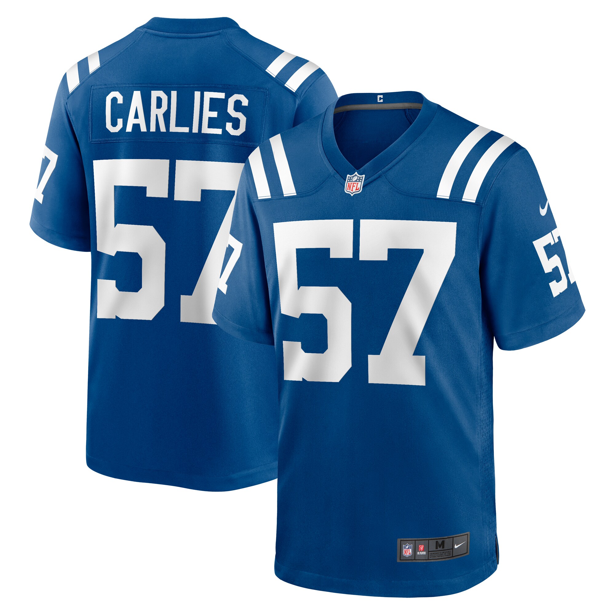 Jaylon Carlies Indianapolis Colts Game Jersey - Men's