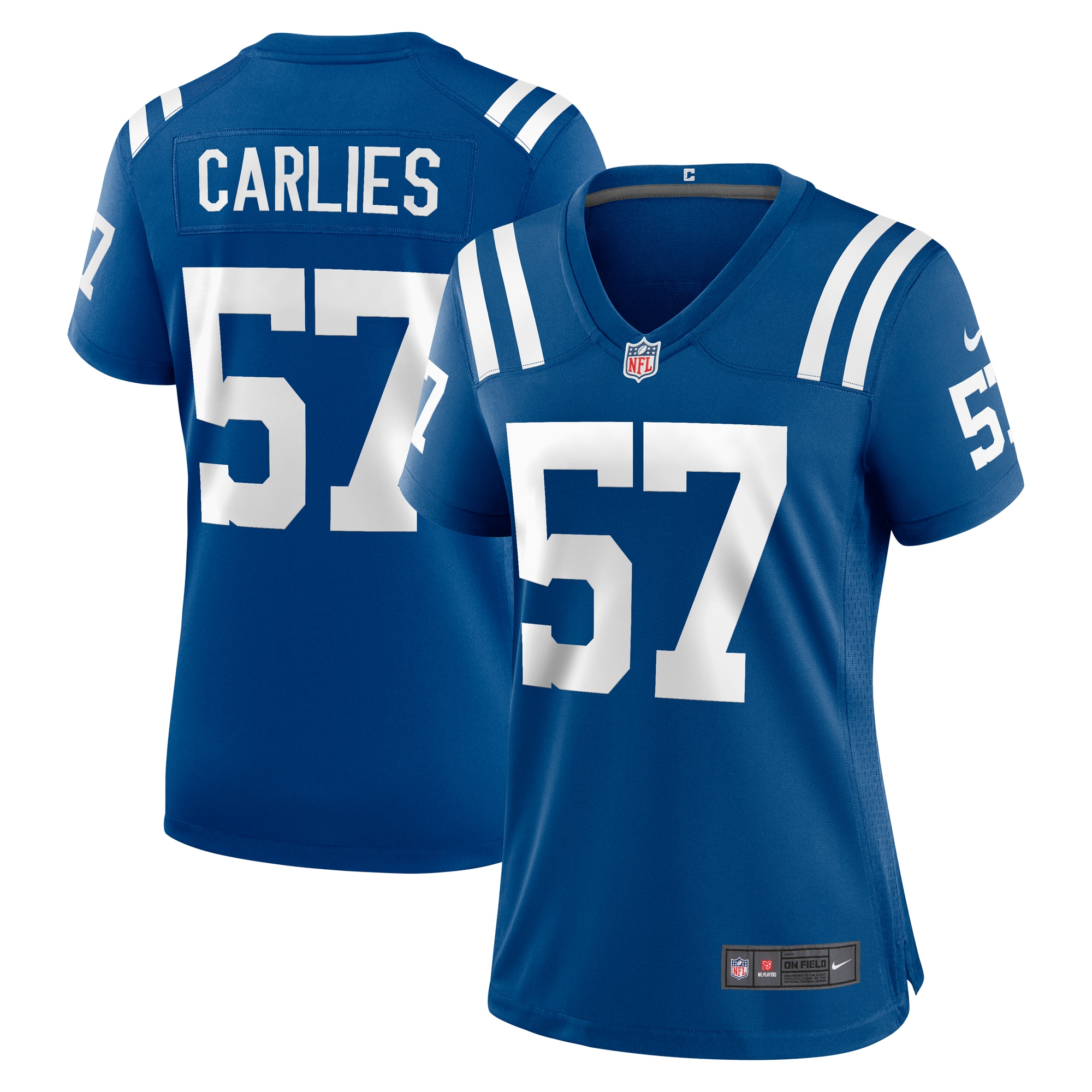 Jaylon Carlies Indianapolis Colts Game Jersey - Women's