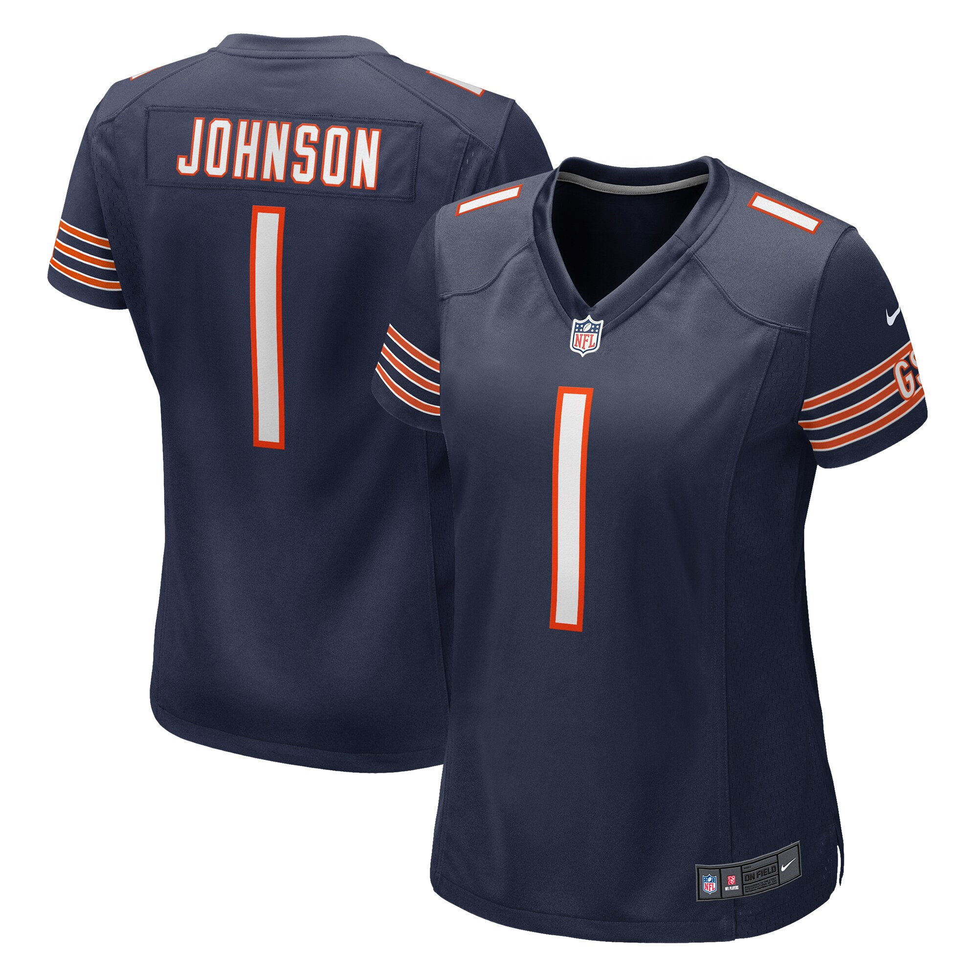 Jaylon Johnson Chicago Bears Game Jersey - Women's