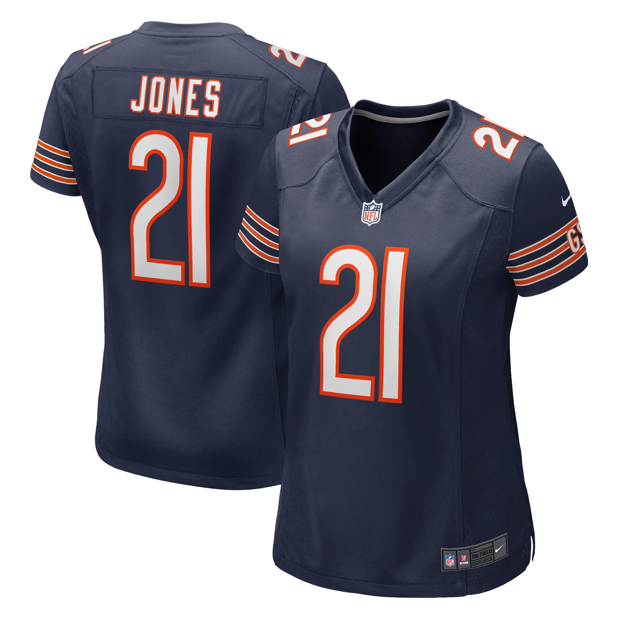 Jaylon Jones Chicago Bears Game Jersey - Women's