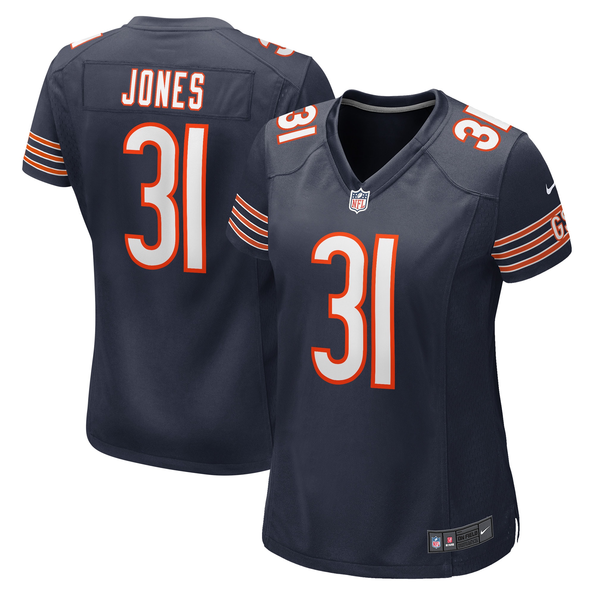 Jaylon Jones Chicago Bears Game Jersey - Women's