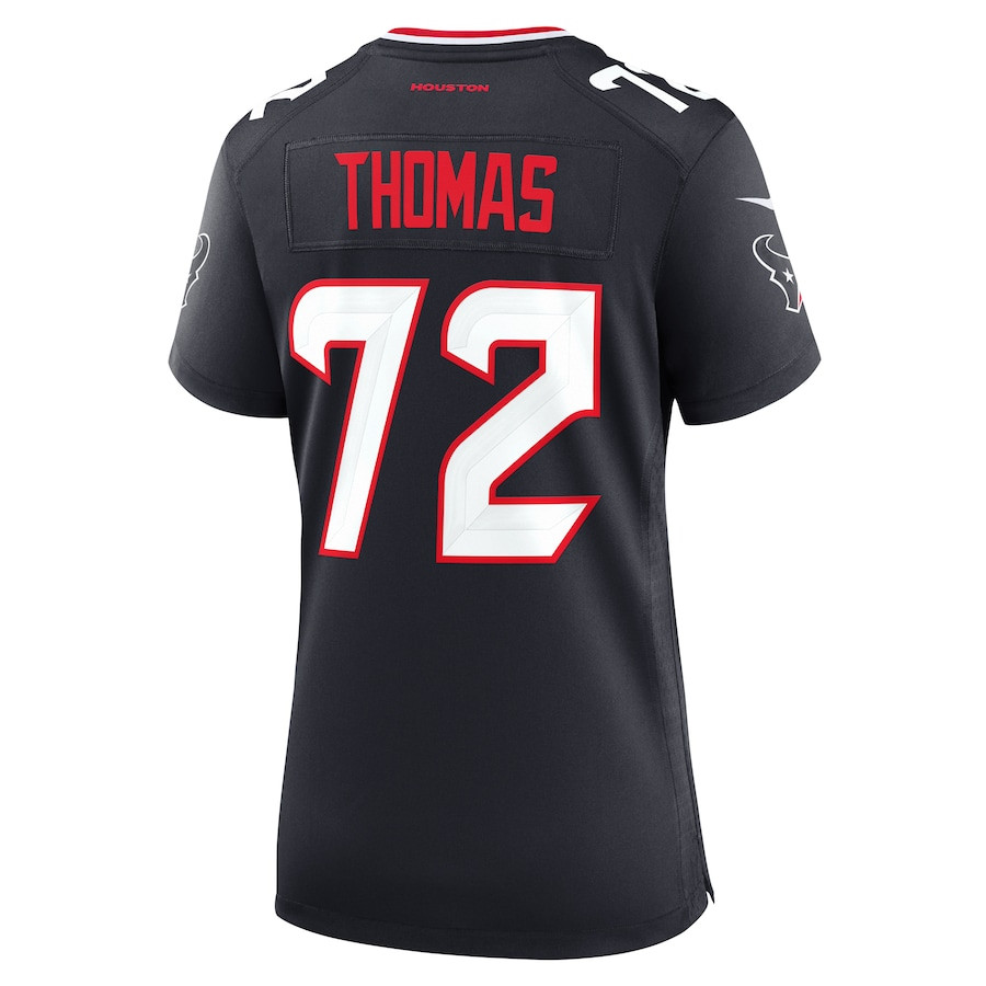 Jaylon Thomas #72 Houston Texans Game Jersey - Women's | Navy - Image 3