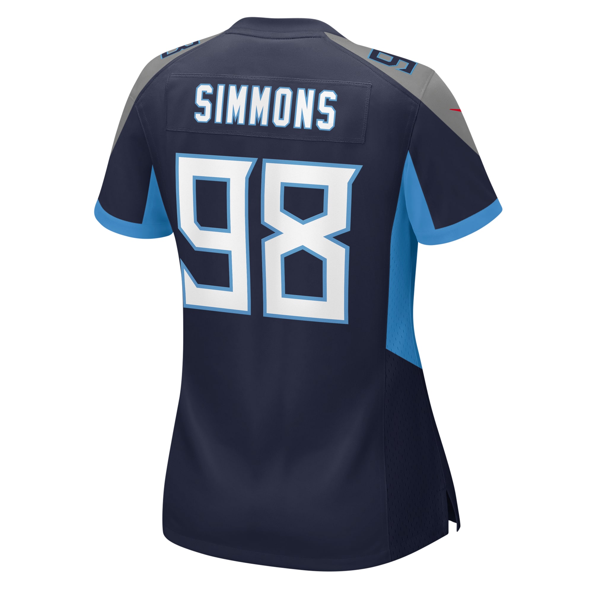 Jeffery Simmons Tennessee Titans Game Jersey - Women's - Image 3
