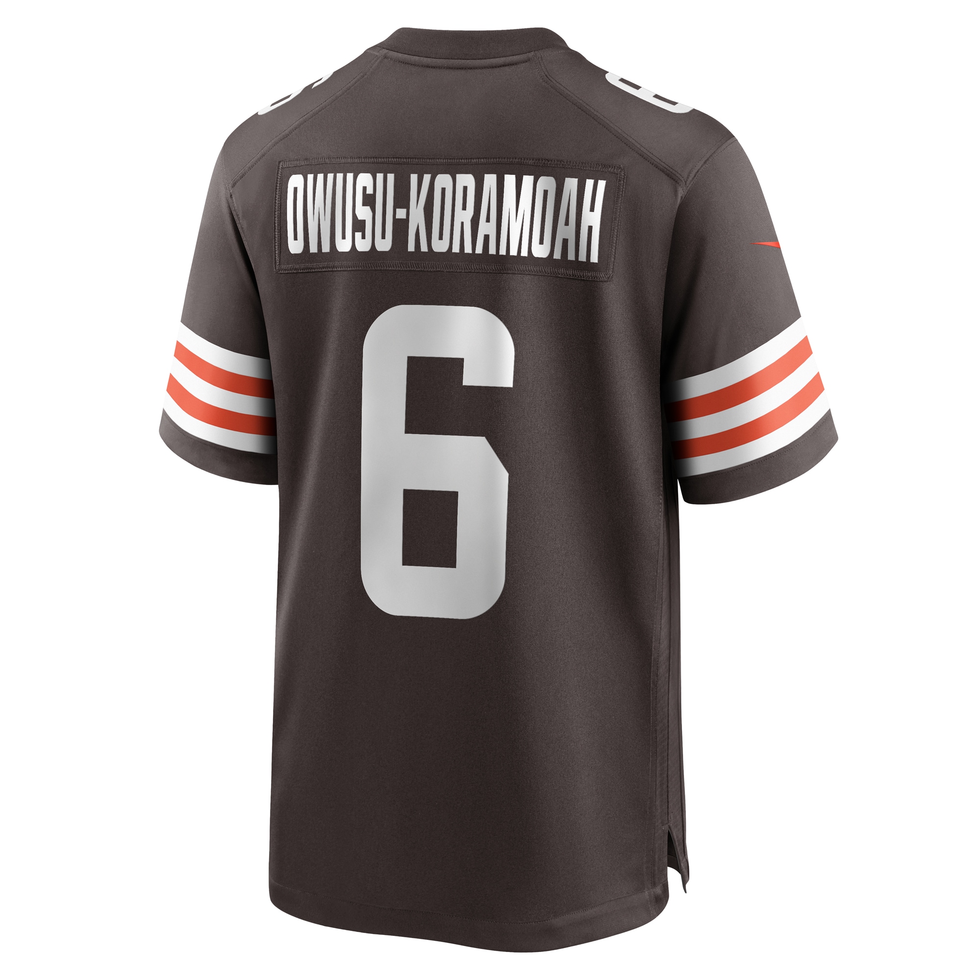 Jeremiah Owusu-Koramoah Cleveland Browns Game Jersey - Men's | Koramoah Brown Team Game Jersey - Image 3