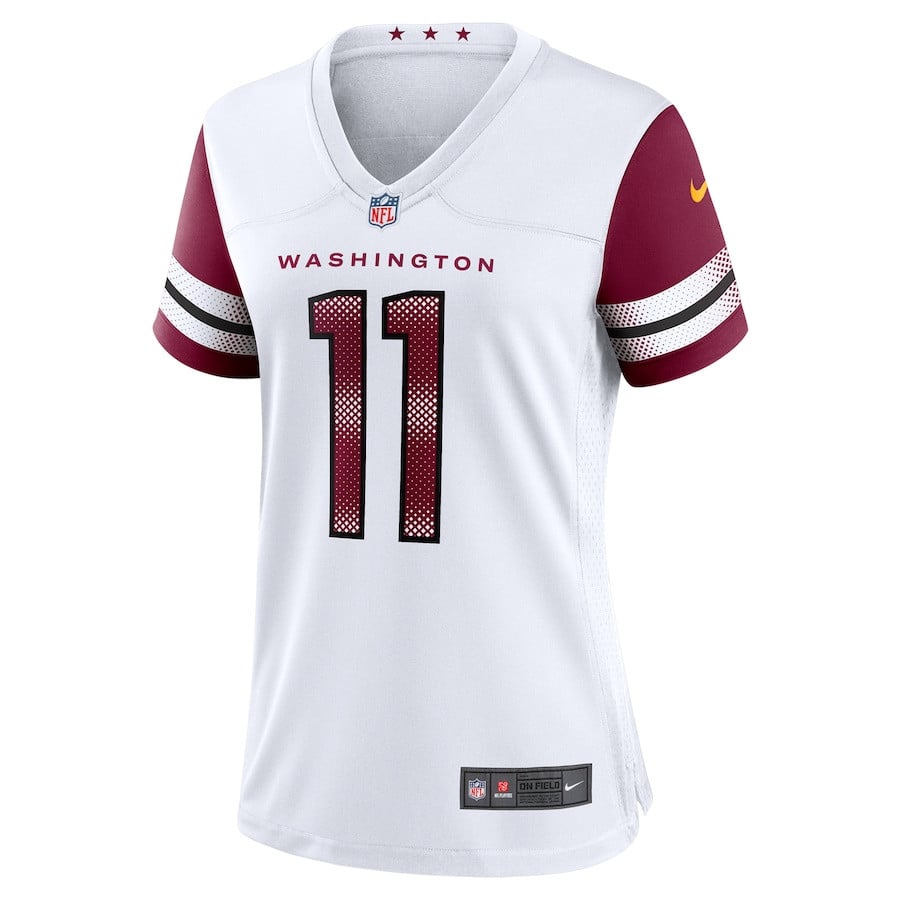 Alternative view of Jeremy Chinn #11 Washington Commanders Game Jersey - Women's | White