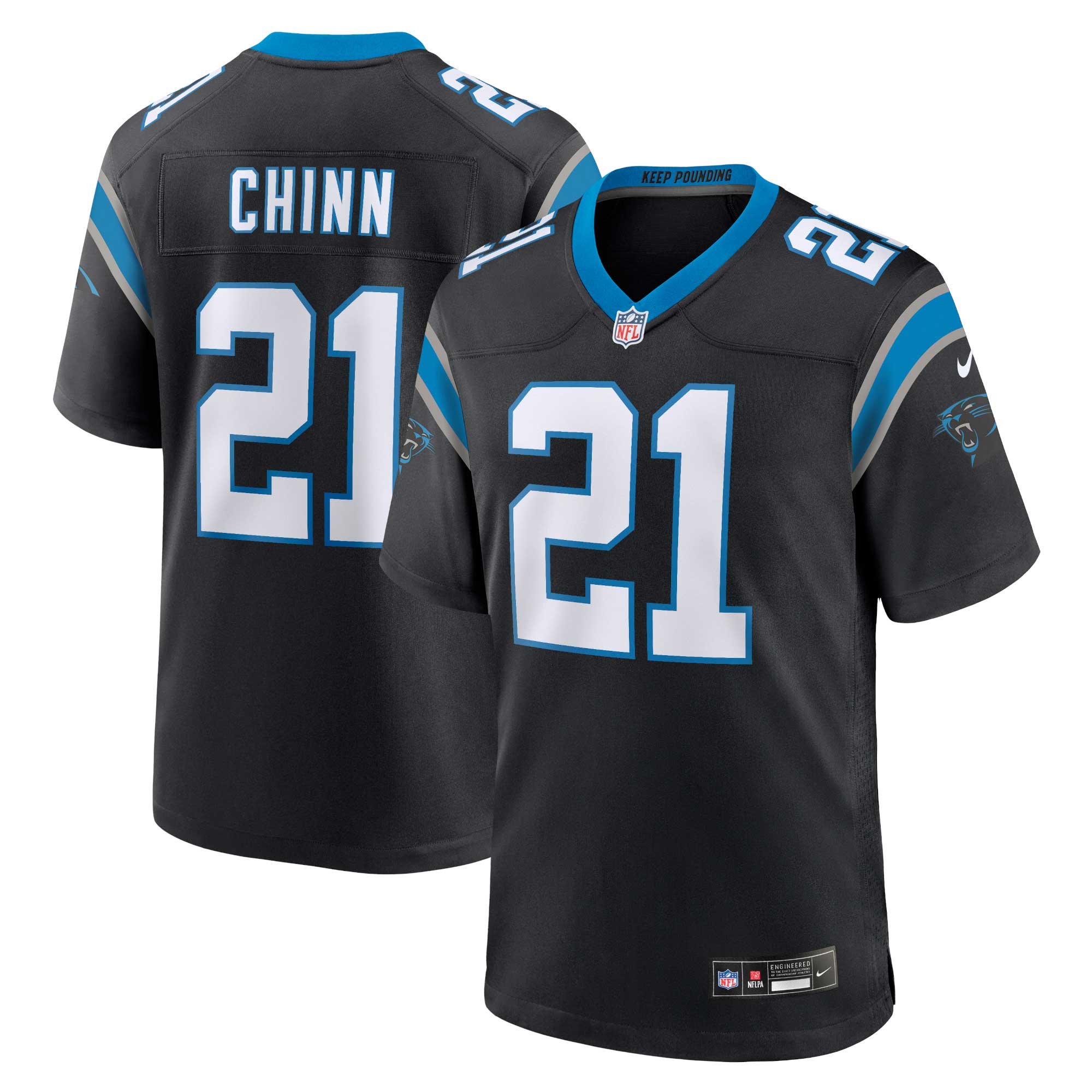 Jeremy Chinn Carolina Panthers Game Jersey - Men's