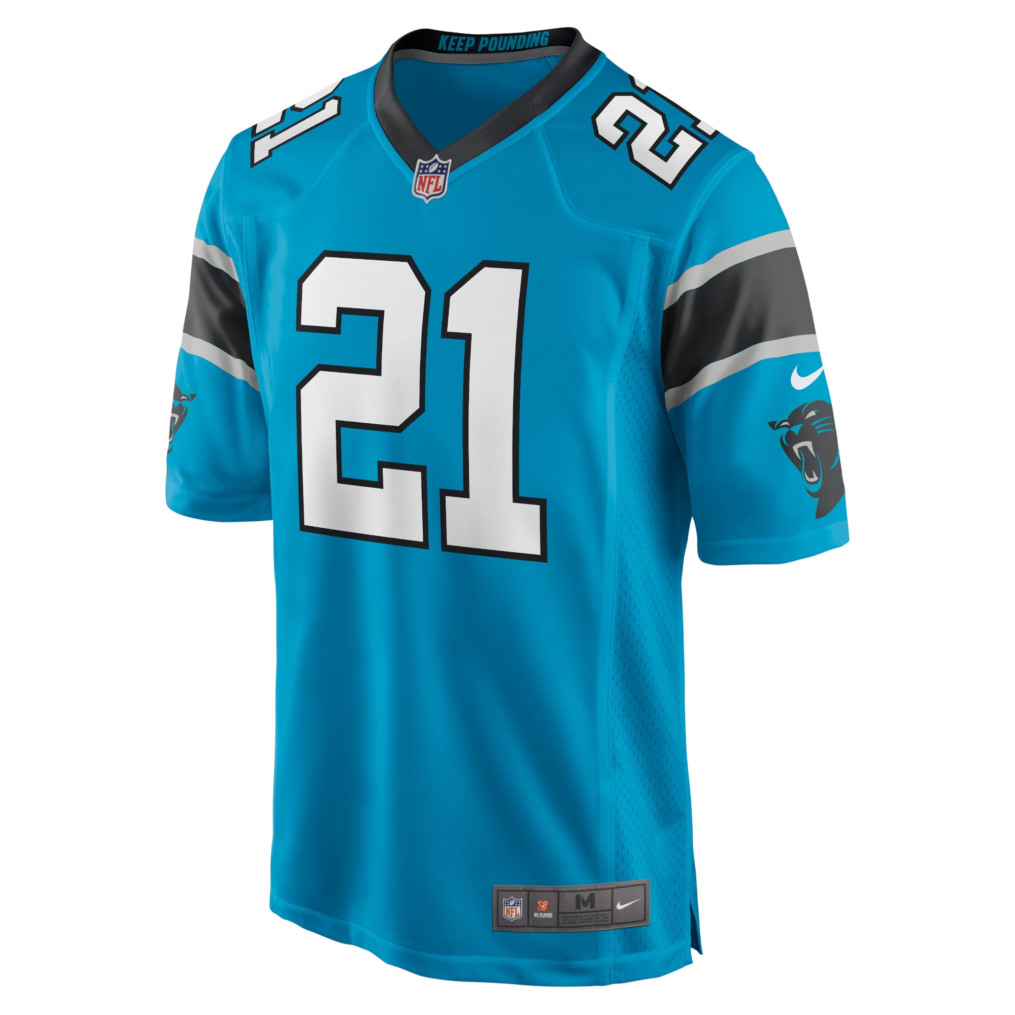 Alternative view of Jeremy Chinn Carolina Panthers Game Jersey - Men's
