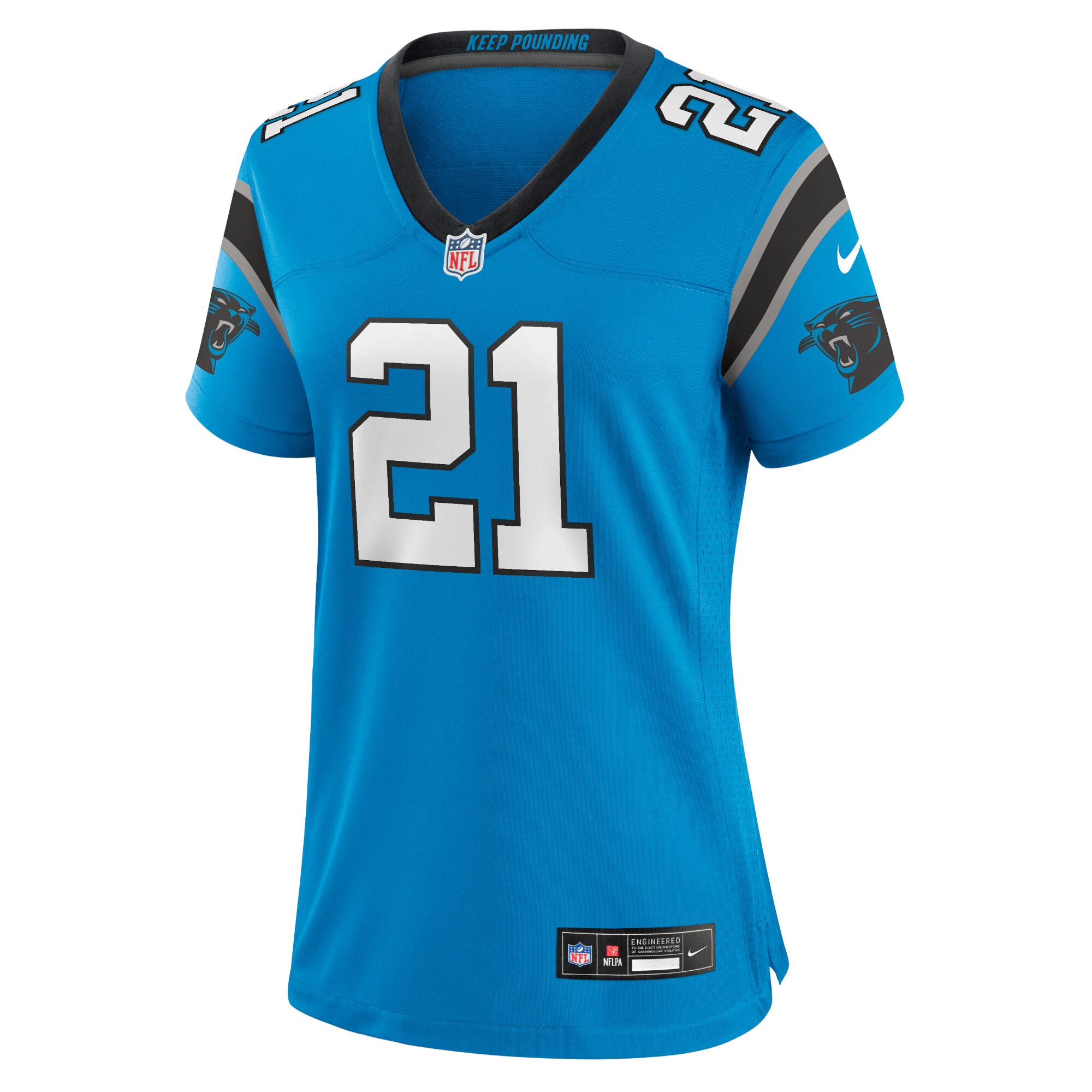 Alternative view of Jeremy Chinn Carolina Panthers Game Jersey - Women's