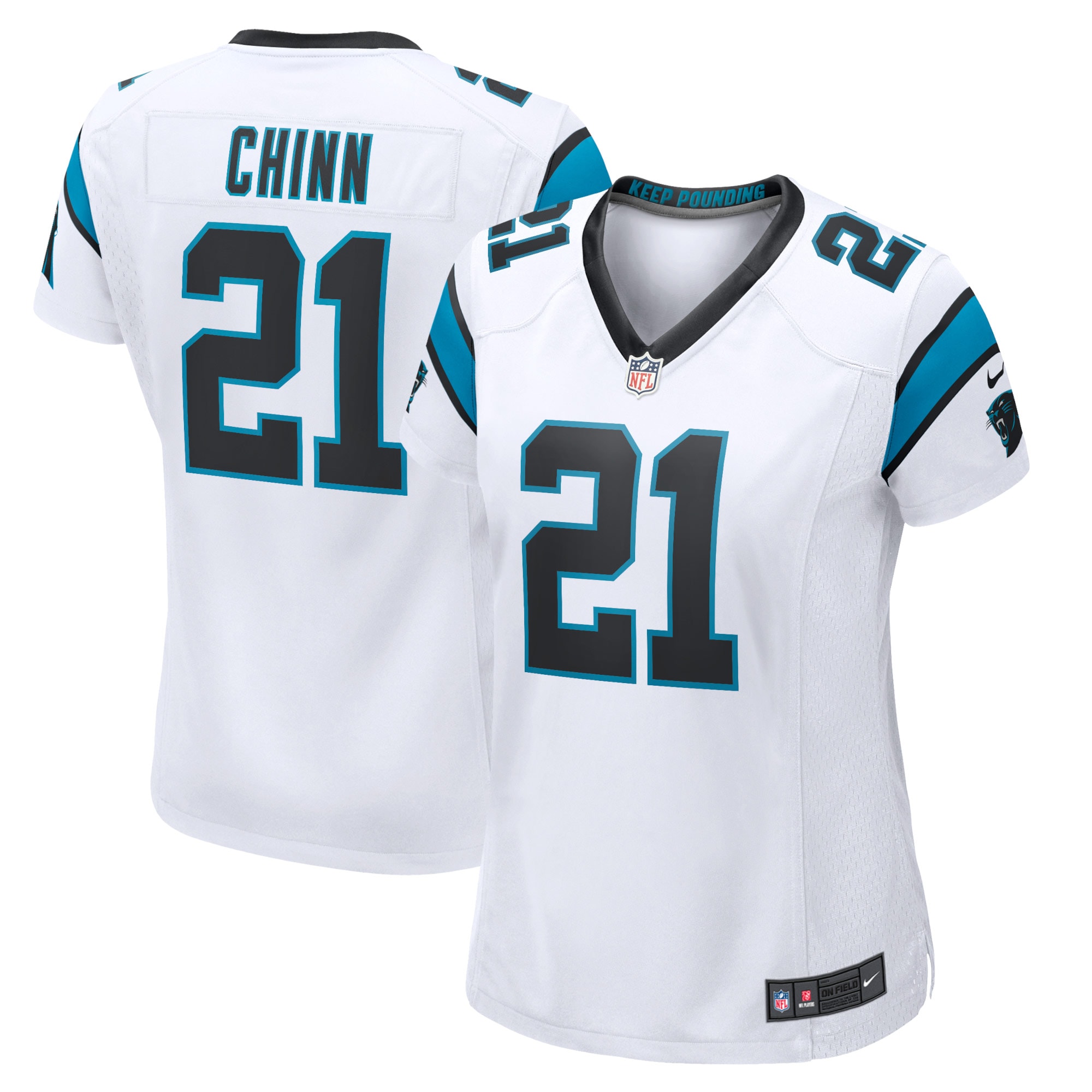Jeremy Chinn Carolina Panthers Game Jersey - Women's