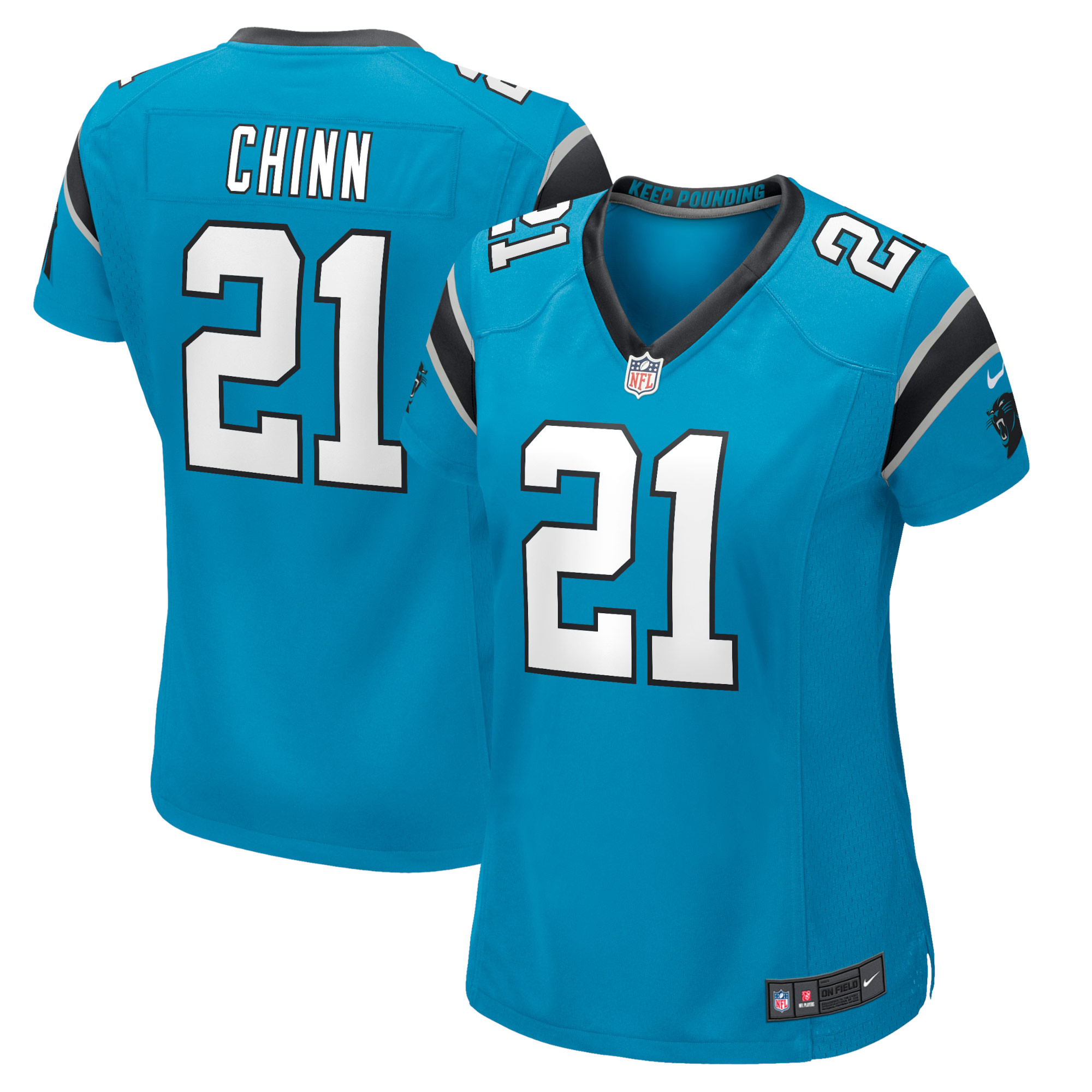 Jeremy Chinn Carolina Panthers Game Jersey - Women's