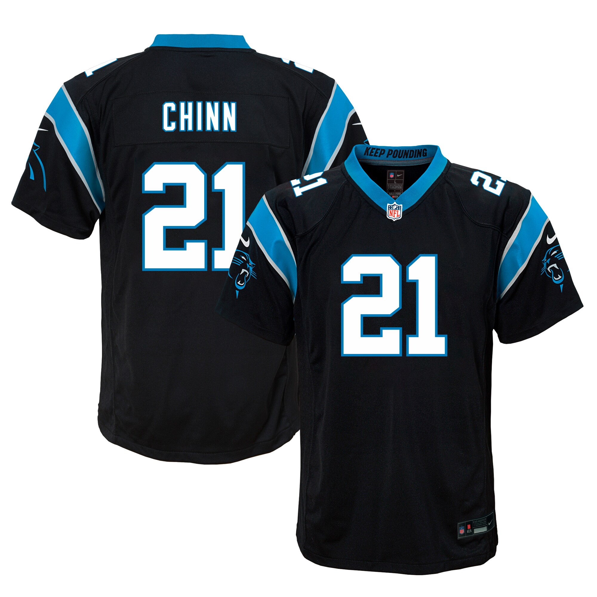Jeremy Chinn Carolina Panthers Game Jersey - Youth