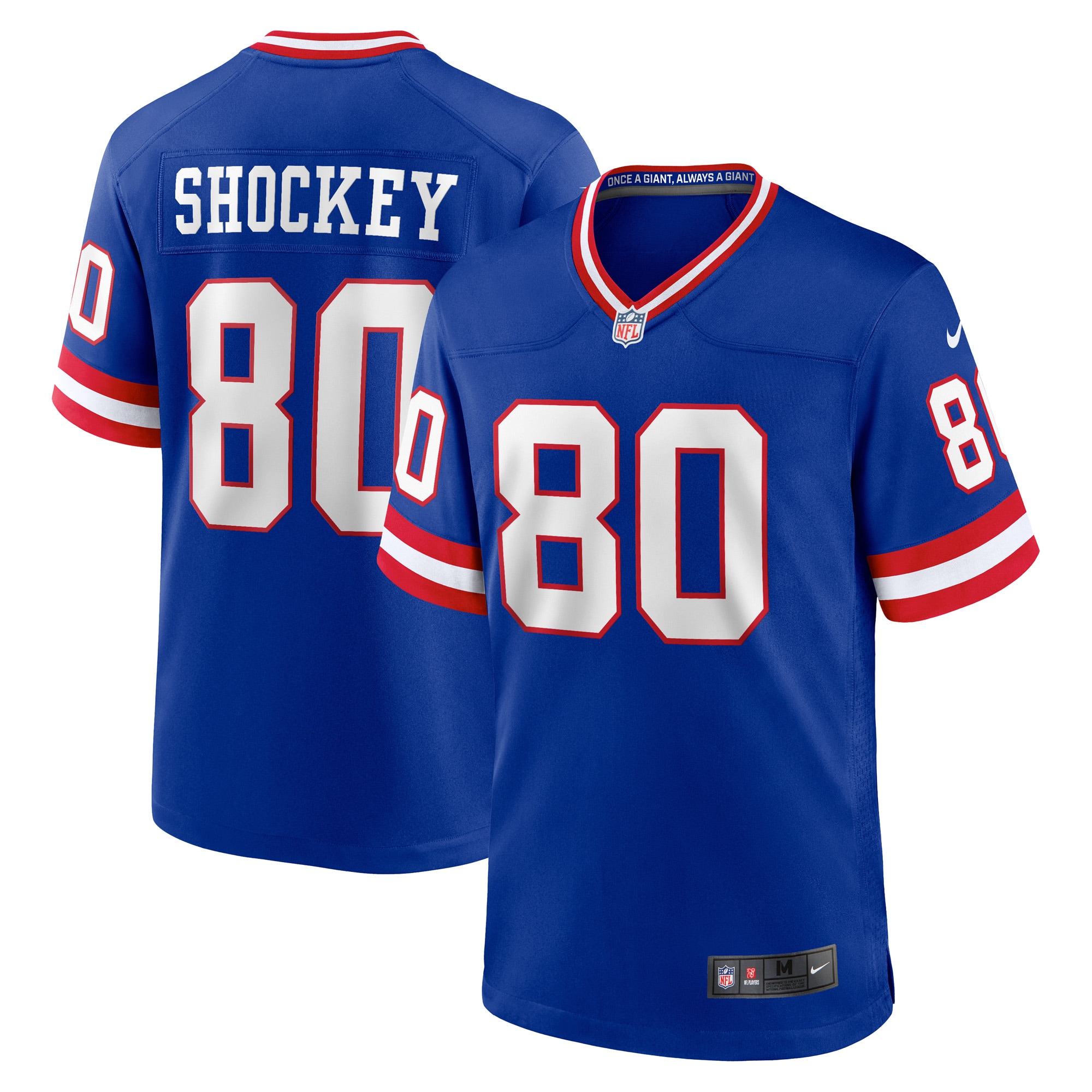 Jeremy Shockey New York Giants Classic Game Jersey - Men's