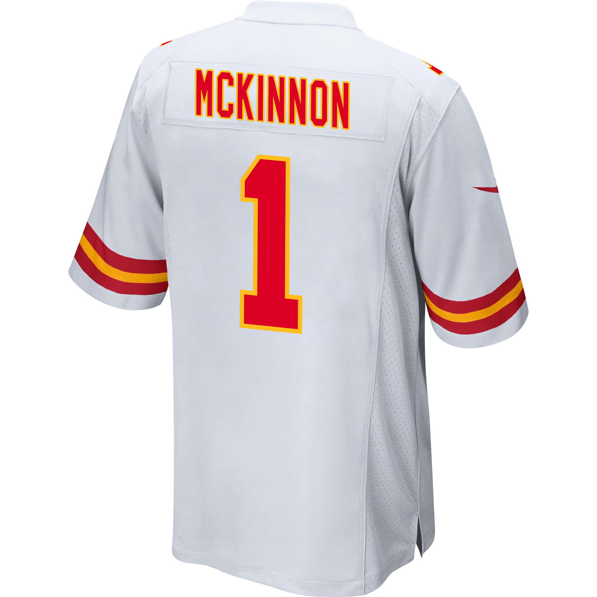 Jerick McKinnon #1 Kansas City Chiefs Game Jersey - Men's | White - Image 3
