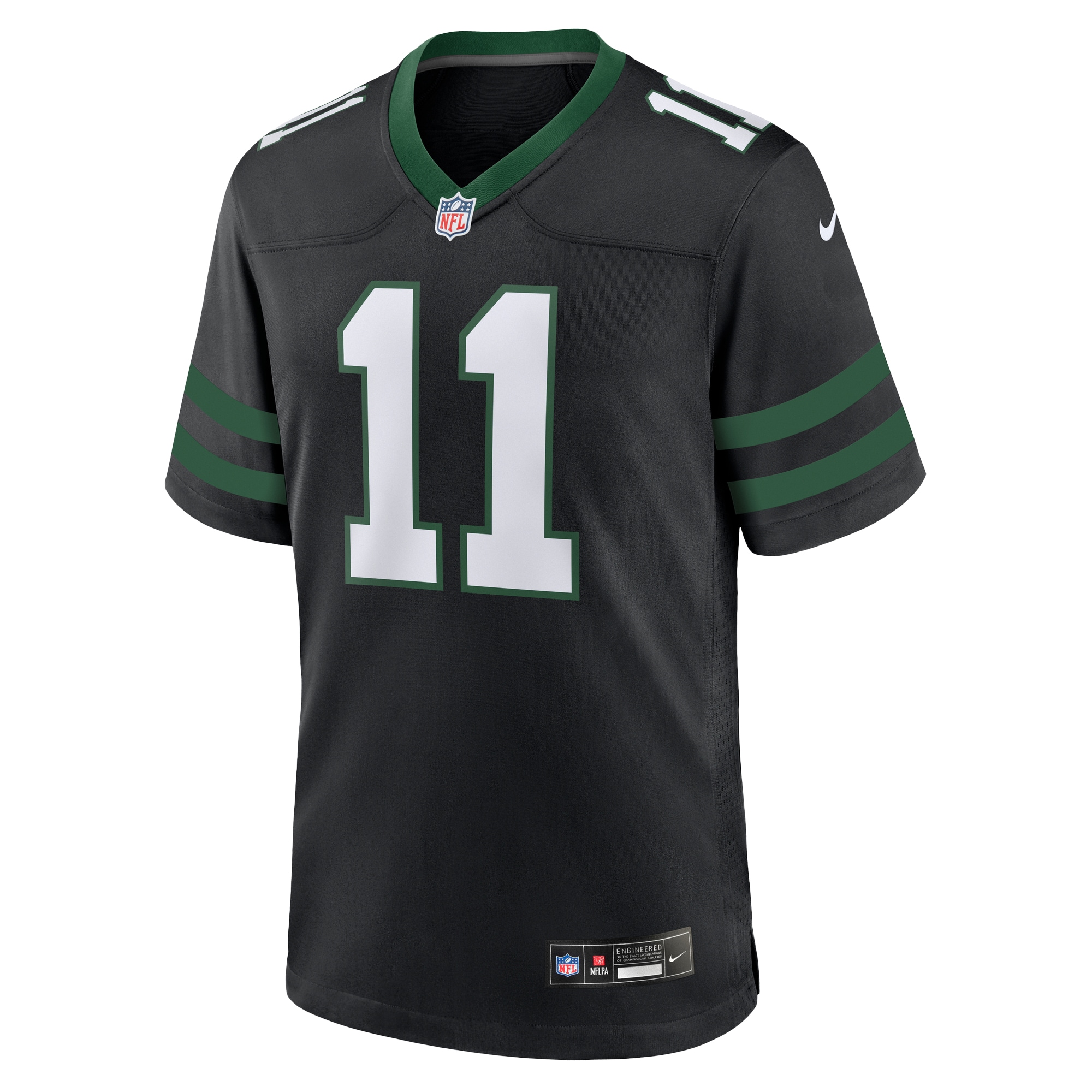 Alternative view of Jermaine Johnson II New York Jets Alternate Game Jersey - Men's
