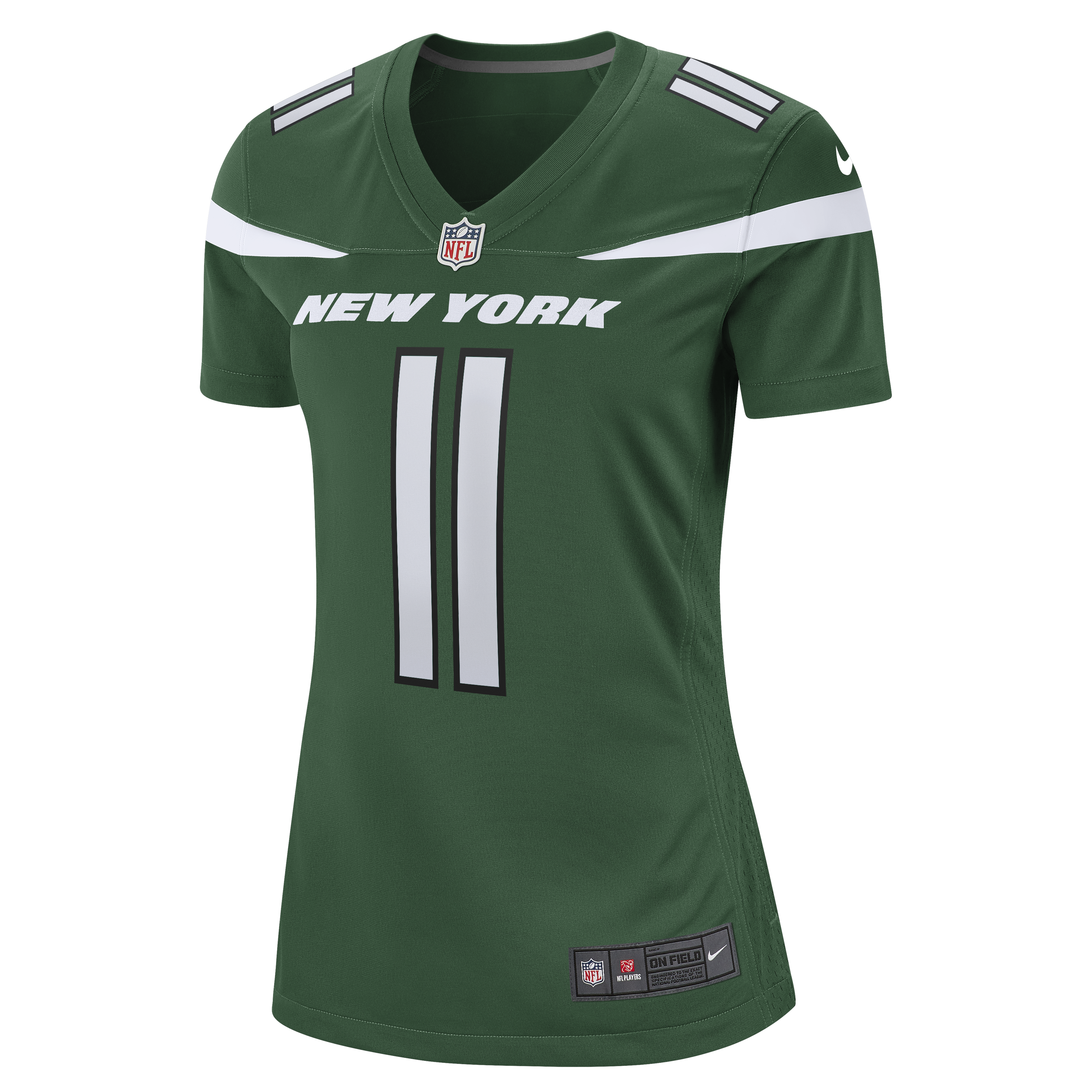 Alternative view of Jermaine Johnson II New York Jets Game Jersey - Women's
