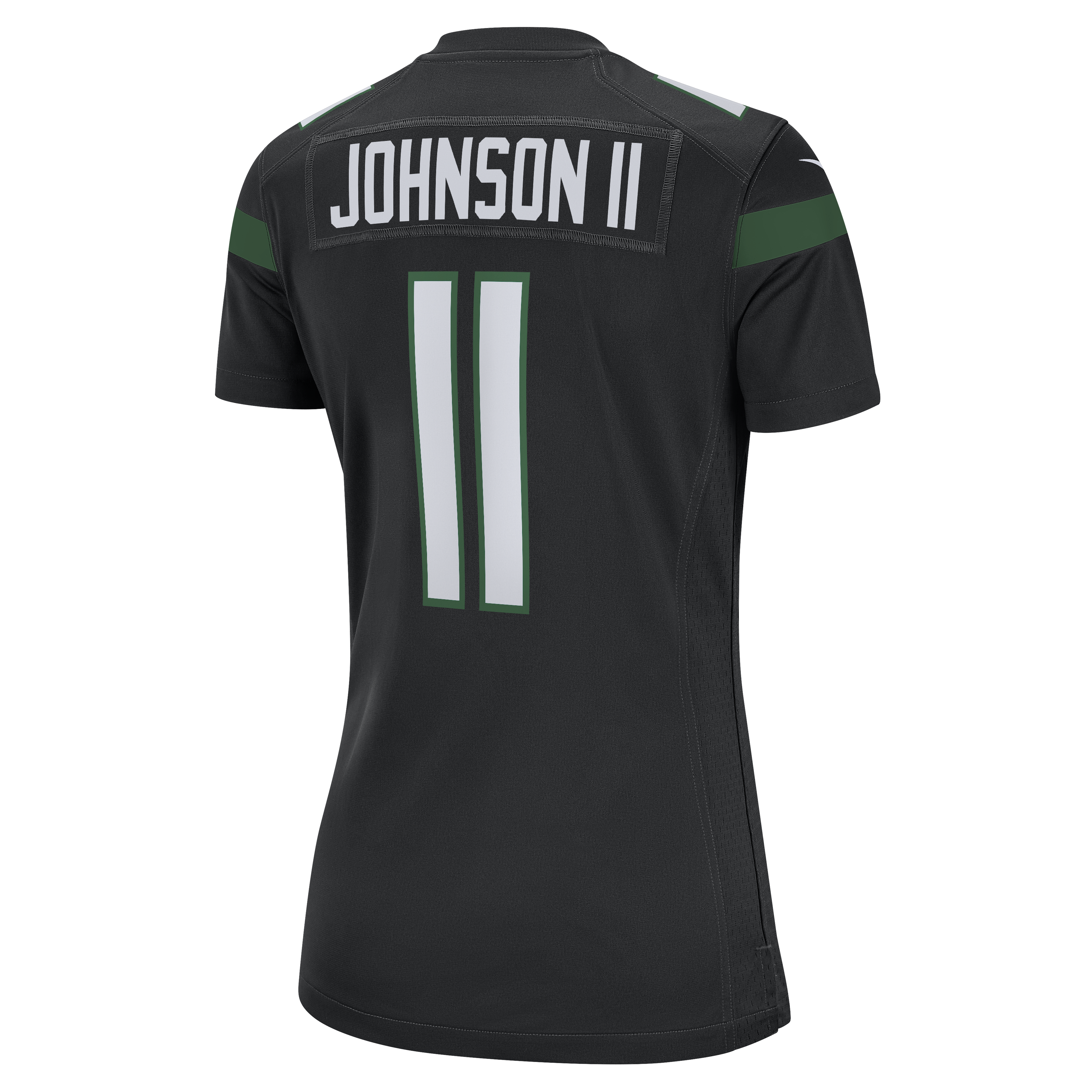 Jermaine Johnson II Stealth New York Jets Alternate Game Jersey - Women's - Image 3