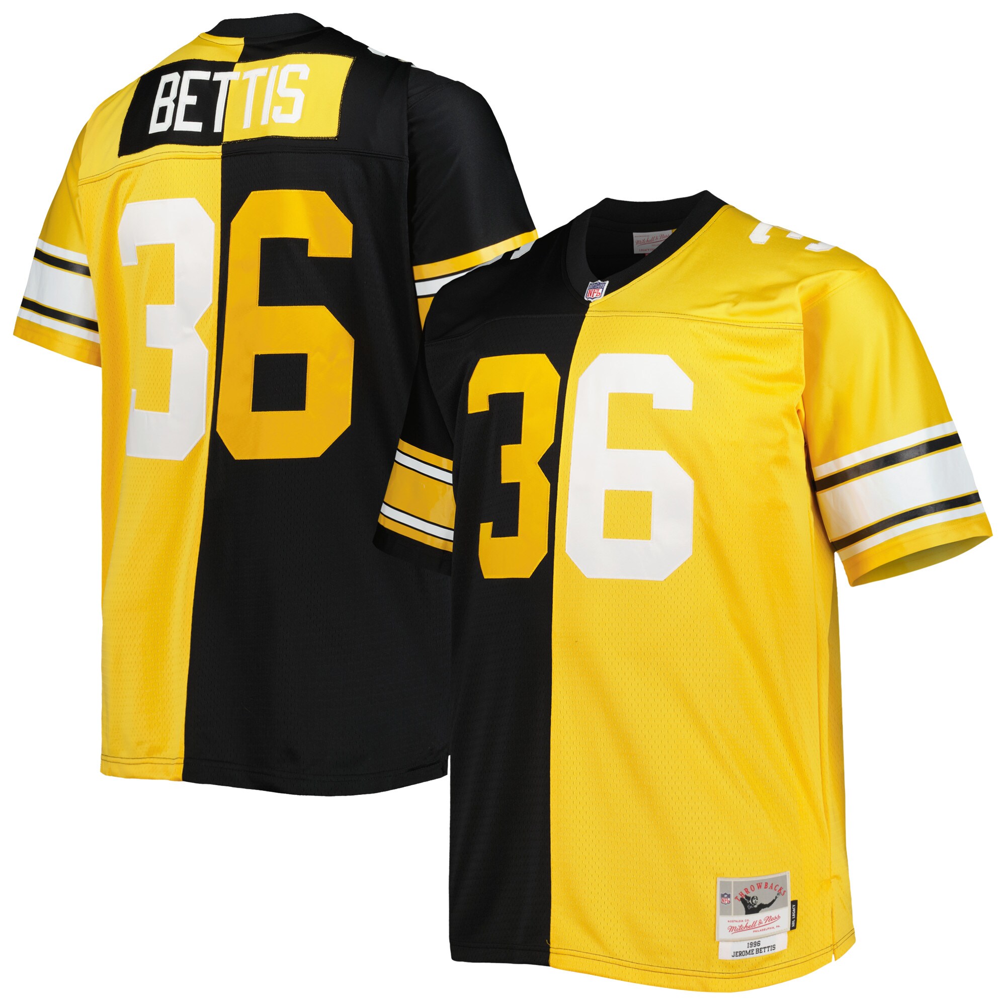 Jerome Bettis Mitchell & Ness Pittsburgh Steelers Retired Player Game Jersey - Men's