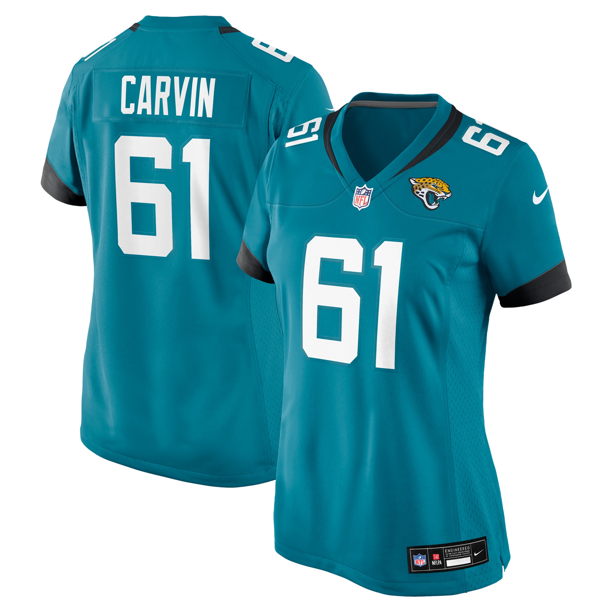 Jerome Carvin Jacksonville Jaguars Game Jersey - Women's