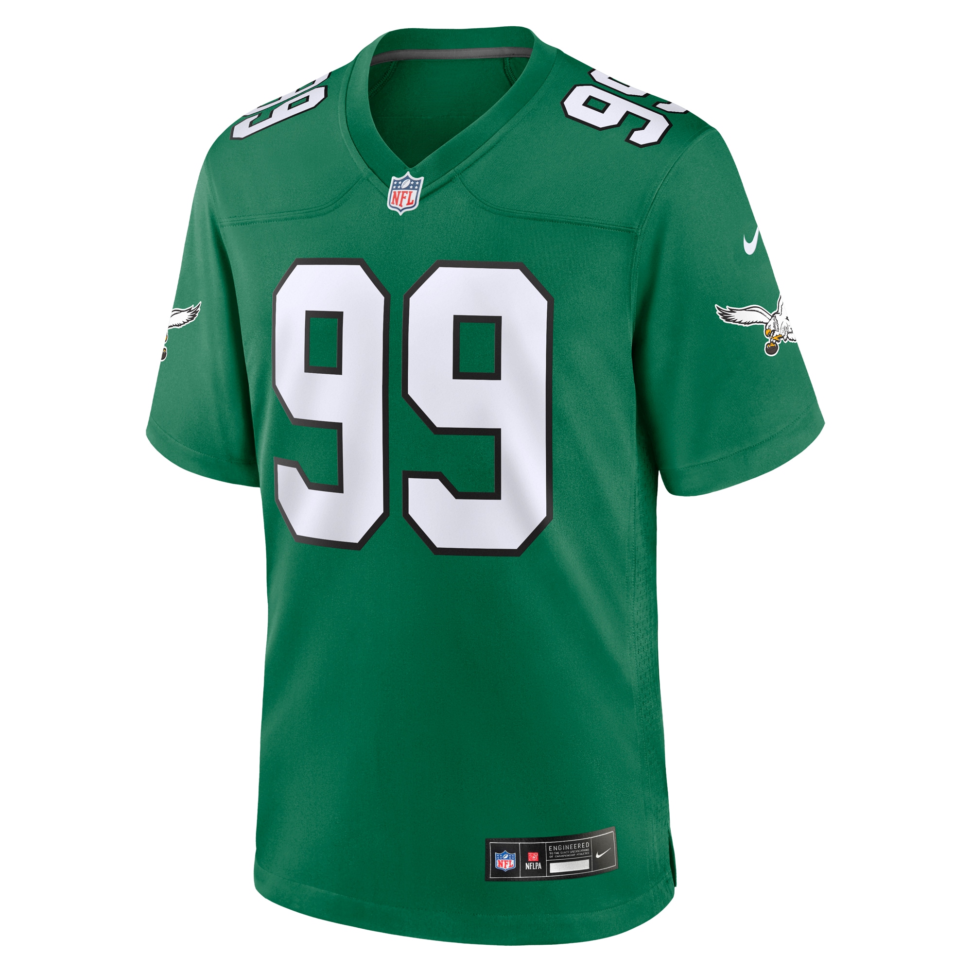 Alternative view of Jerome Philadelphia Eagles Alternate Game Jersey - Men's