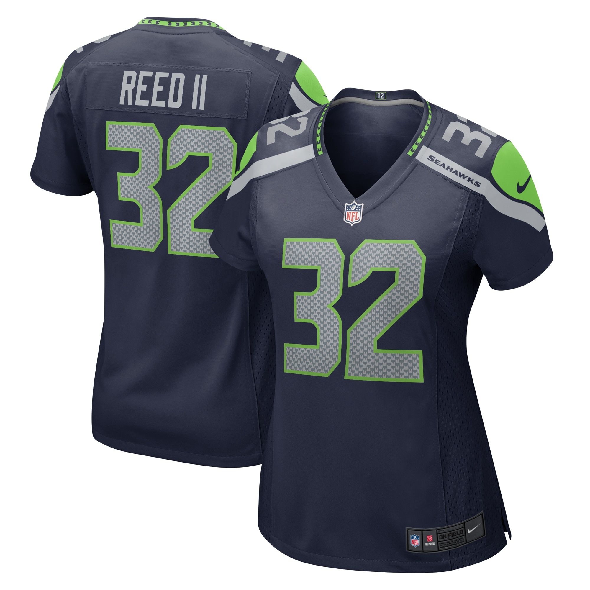 Jerrick Reed II Seattle Seahawks Game Jersey - Women's
