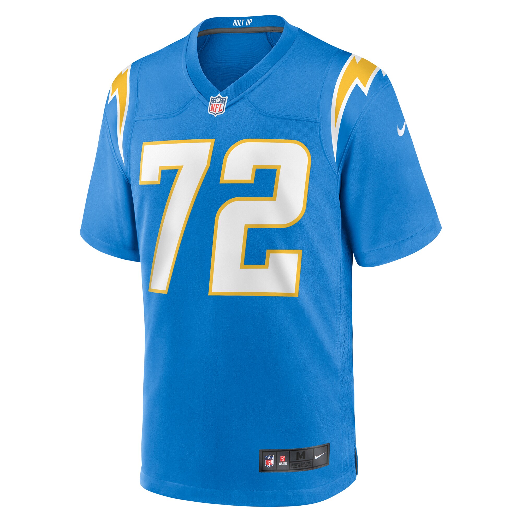 Alternative view of Jerrod Clark Los Angeles Chargers Game Jersey - Men's