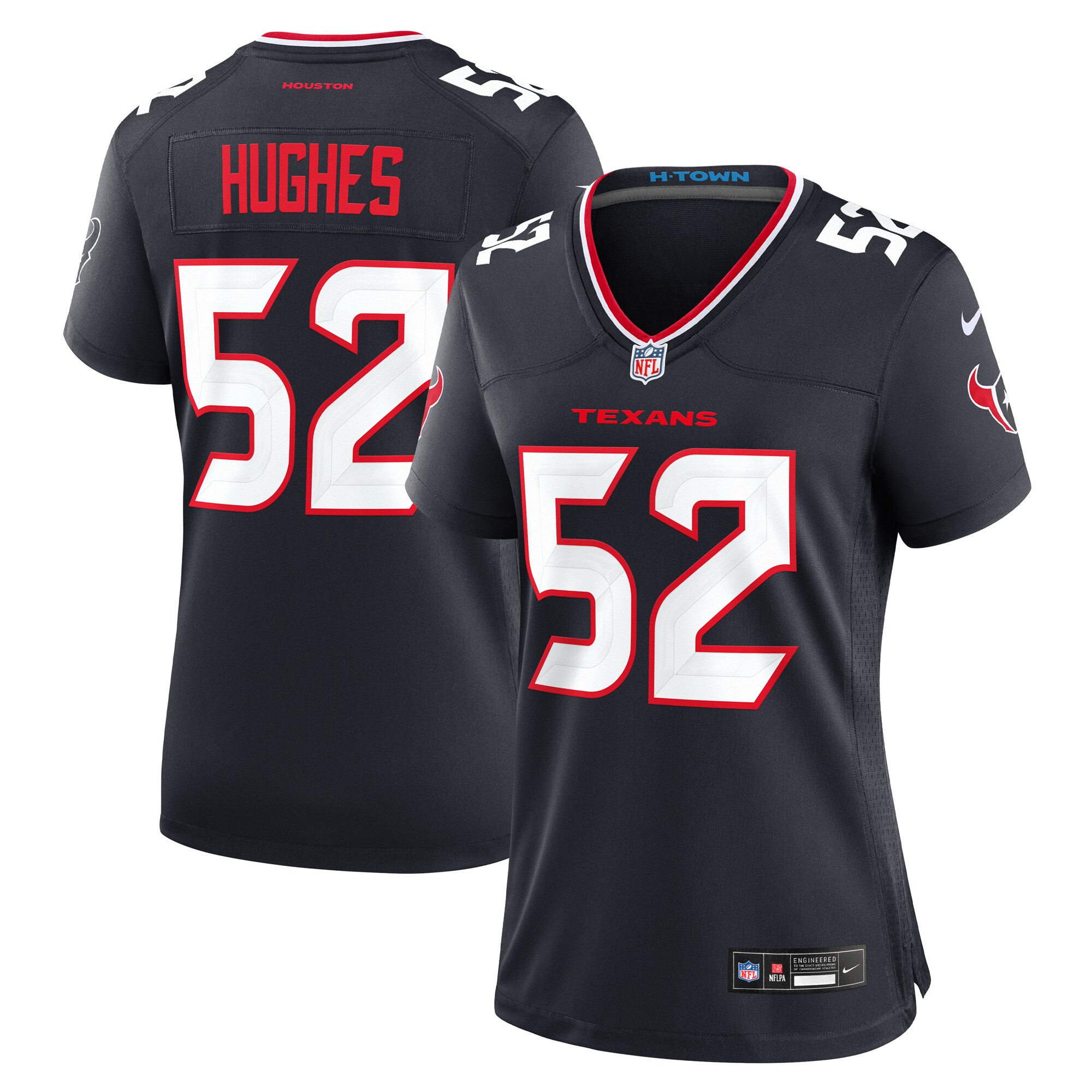 Jerry Hughes Houston Texans Game Jersey - Women's