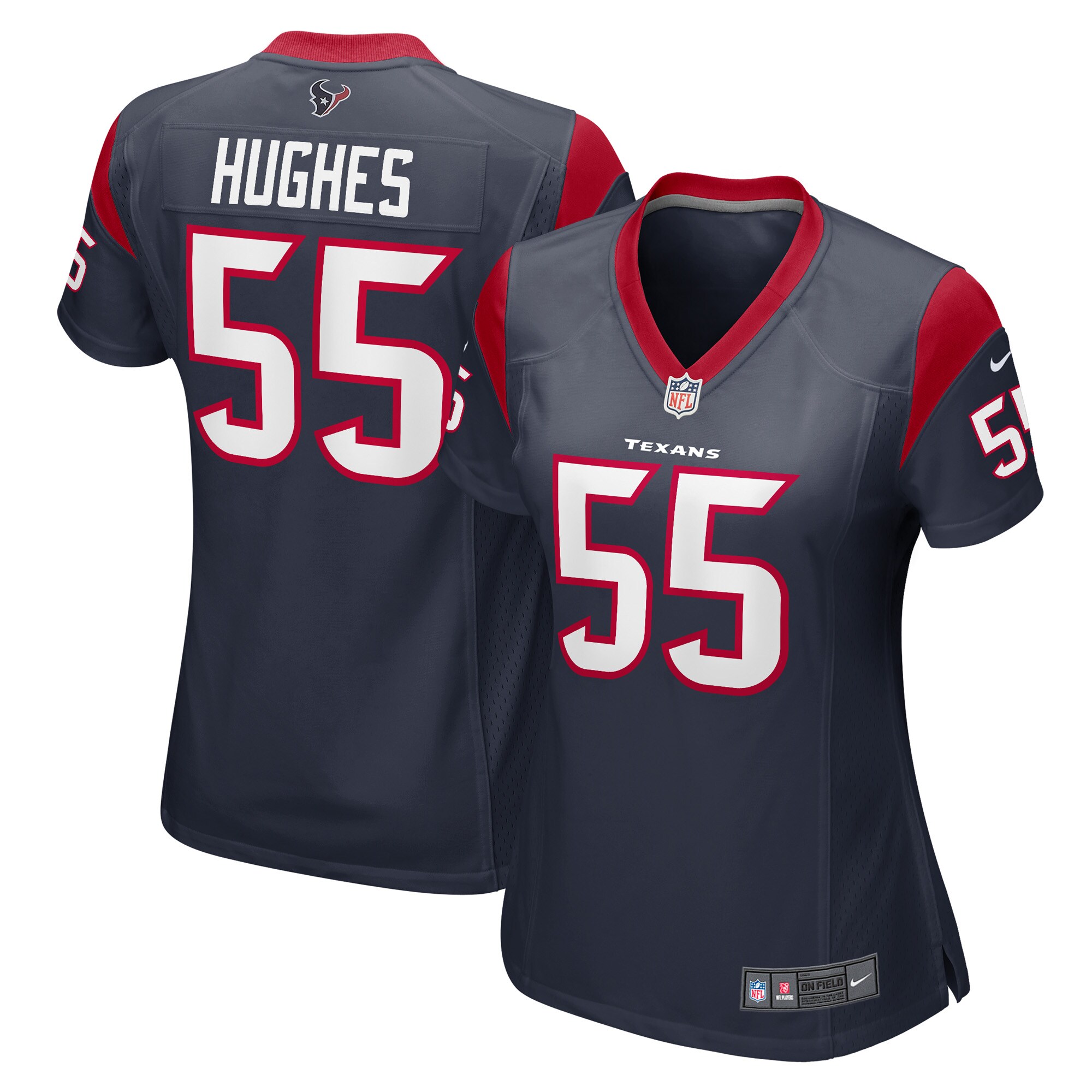 Jerry Hughes Houston Texans Game Jersey - Women's