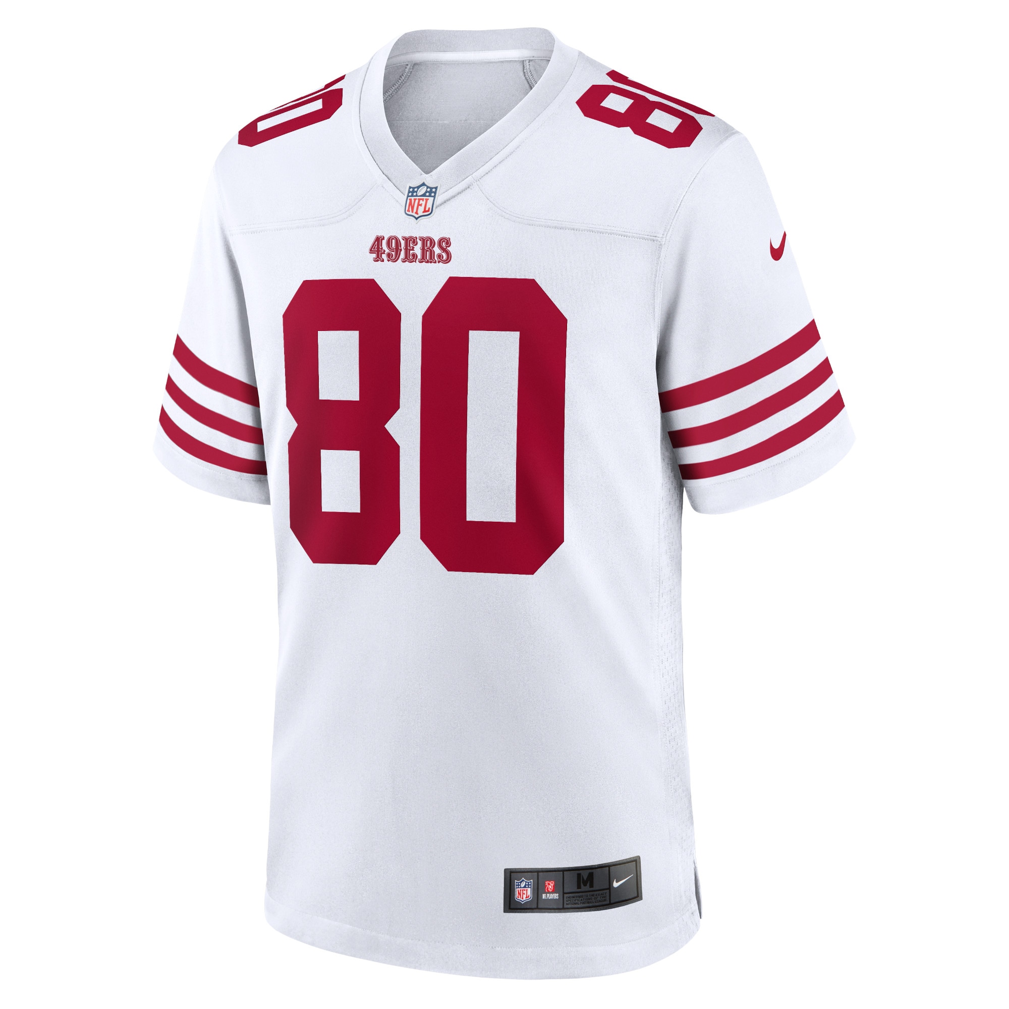 Alternative view of Jerry Rice San Francisco 49ers Retired Player Game Jersey - Men's