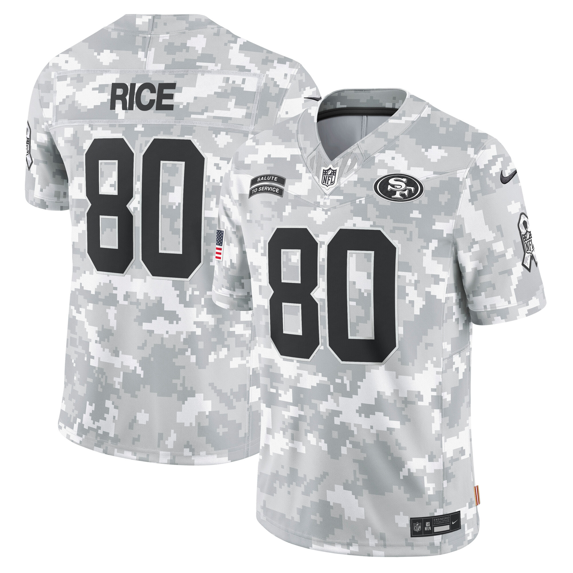 Jerry Rice San Francisco 49ers Salute To Service Limited Jersey - Men's
