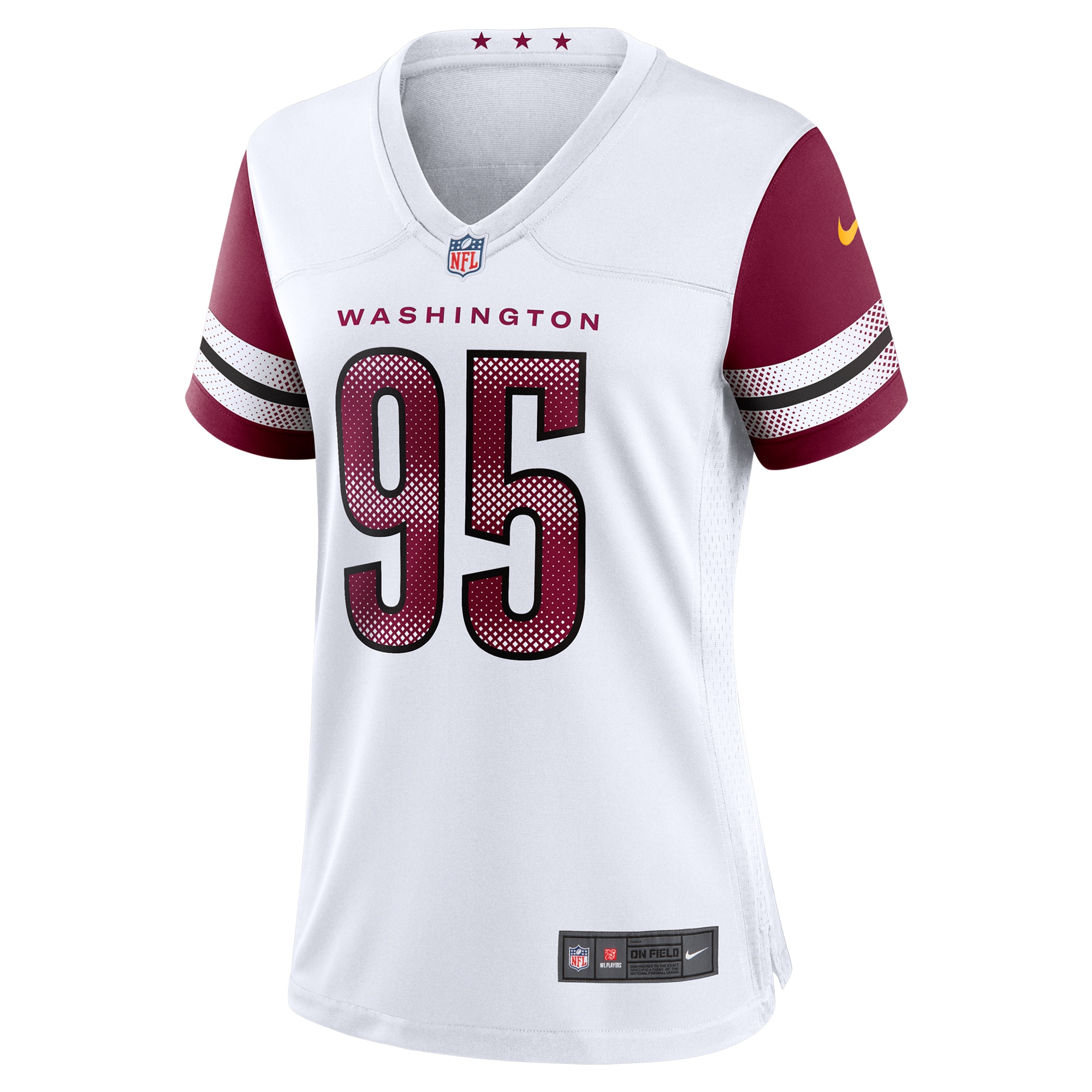 Alternative view of Jer'Zhan Newton Washington Commanders Game Jersey - Women's