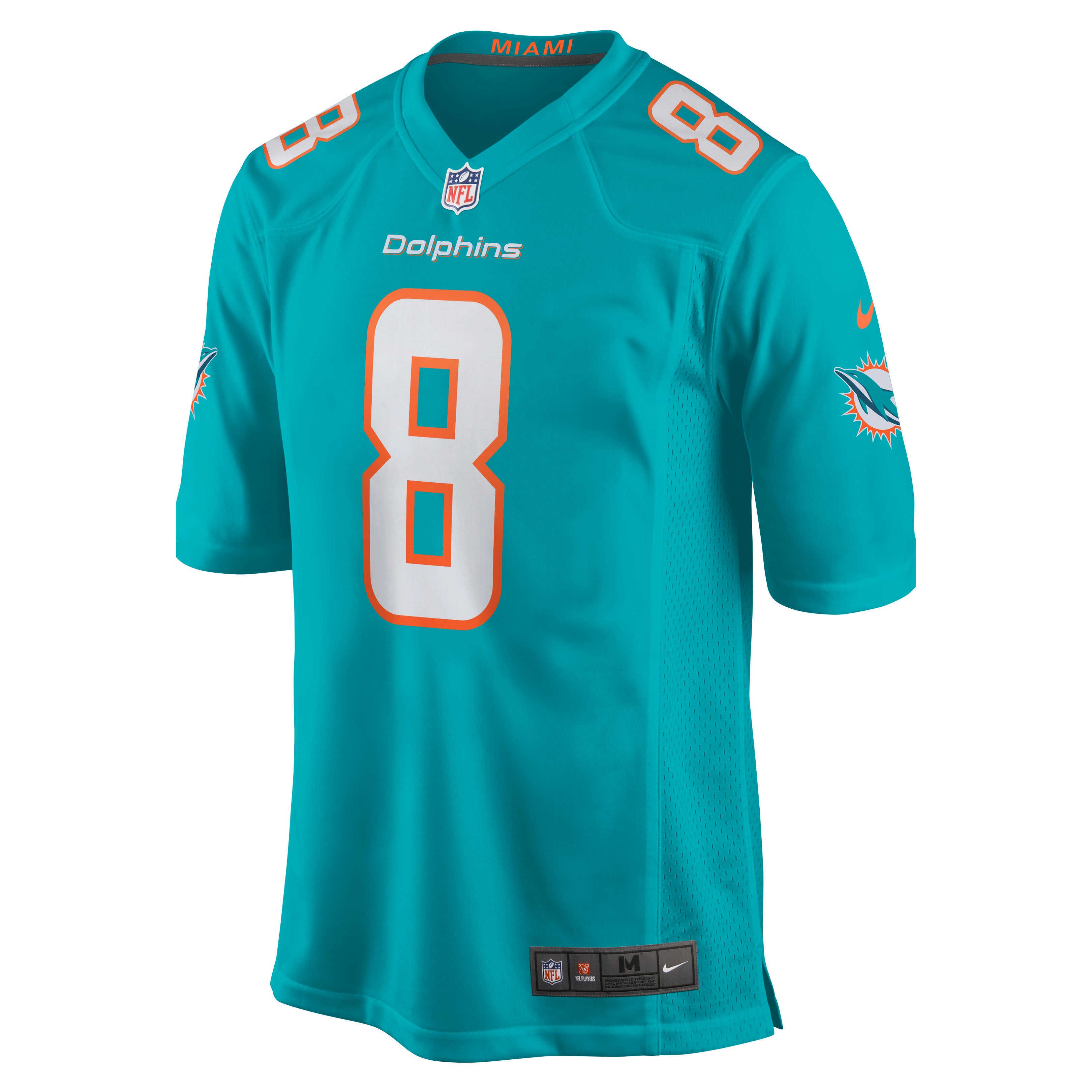 Alternative view of Jevon Holland Miami Dolphins Game Jersey - Men's