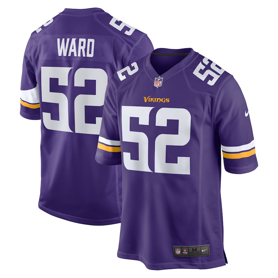 Jihad Ward #52 Minnesota Vikings Game Jersey - Men's | Purple