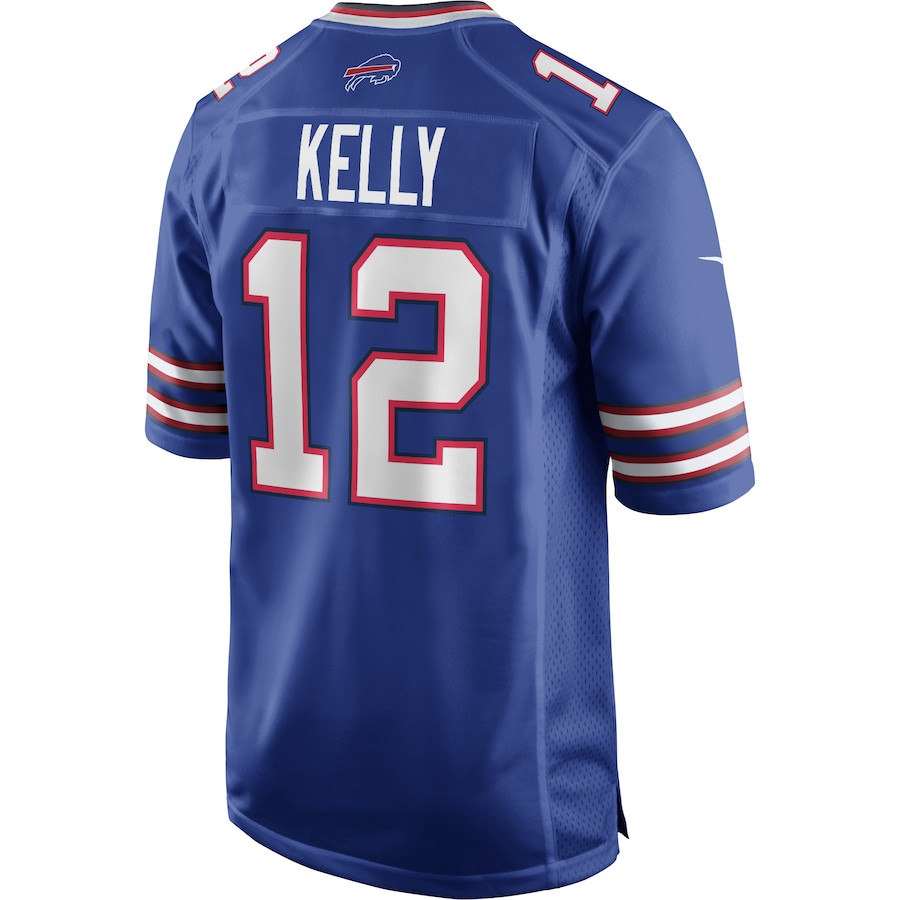 Jim Kelly #12 Buffalo Bills Game Jersey - Men's | Royal - Image 3